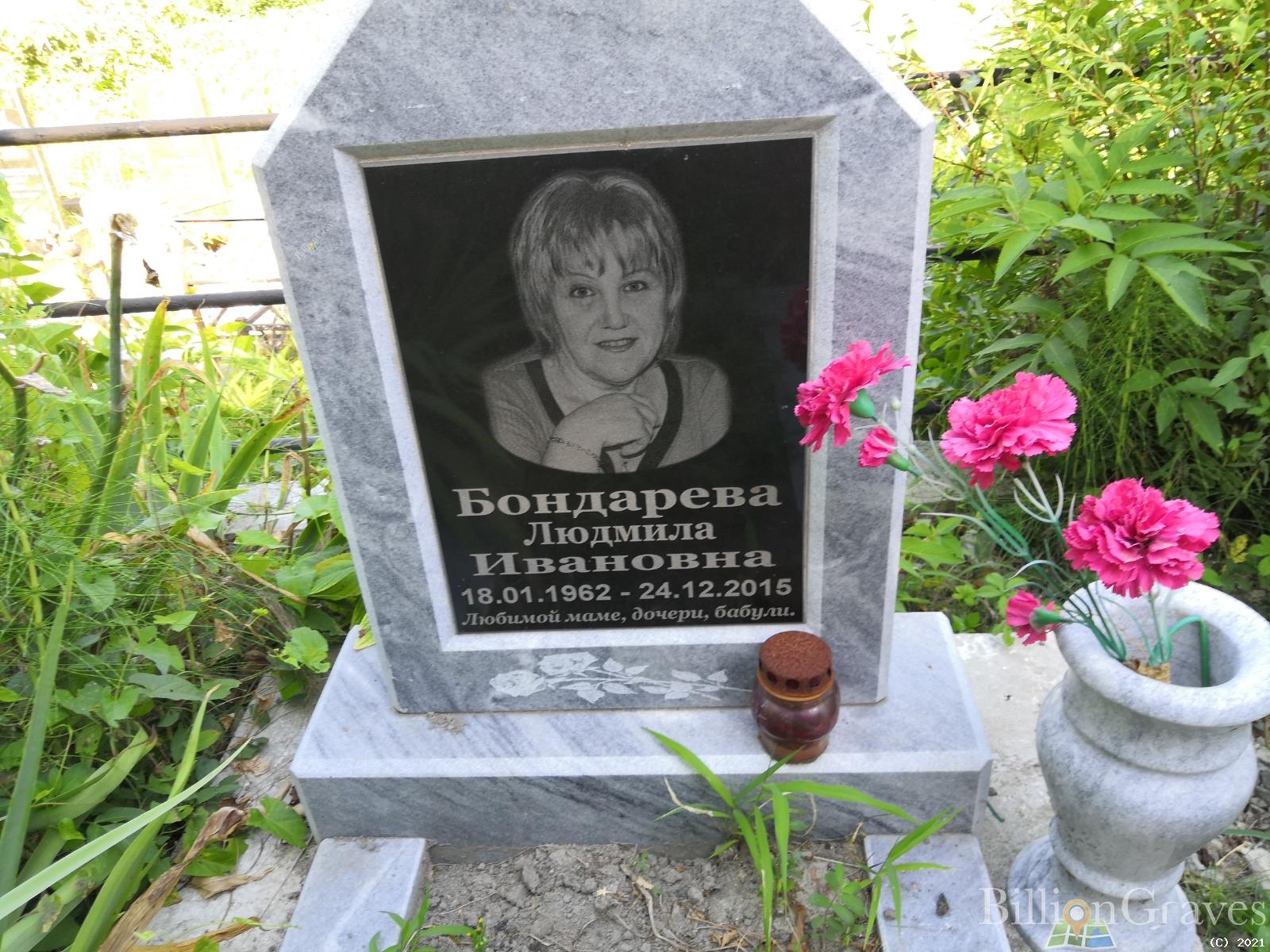 Бондарева Людмила Ивановна