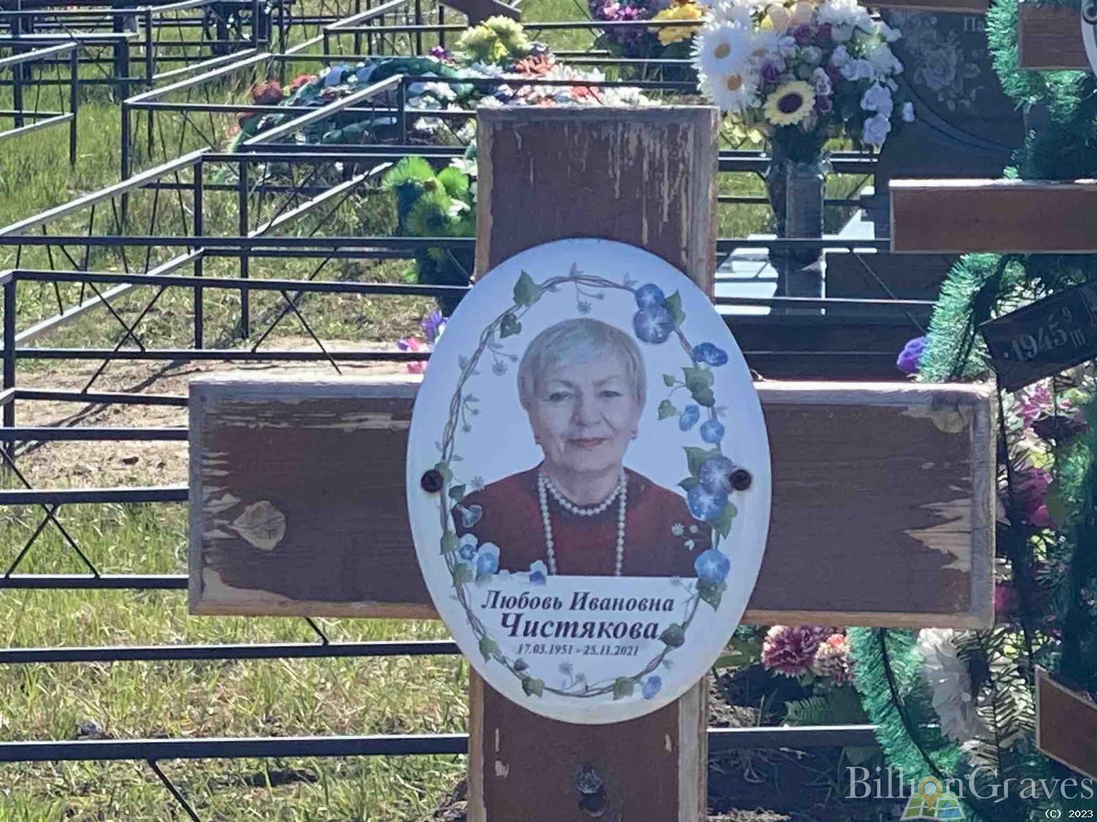 Чистякова Любовь Ивановна