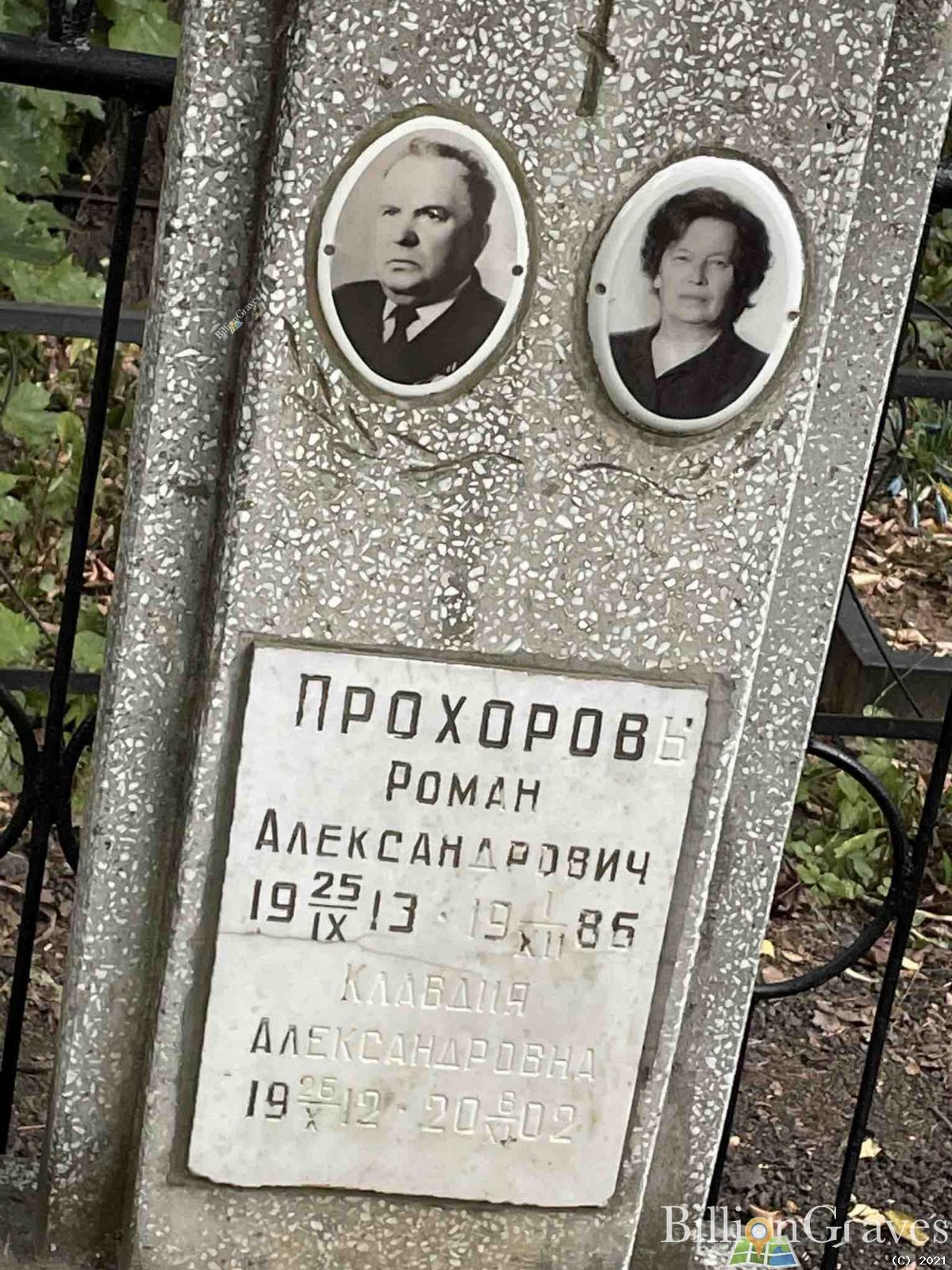 Прохорова Клавдия Александровна