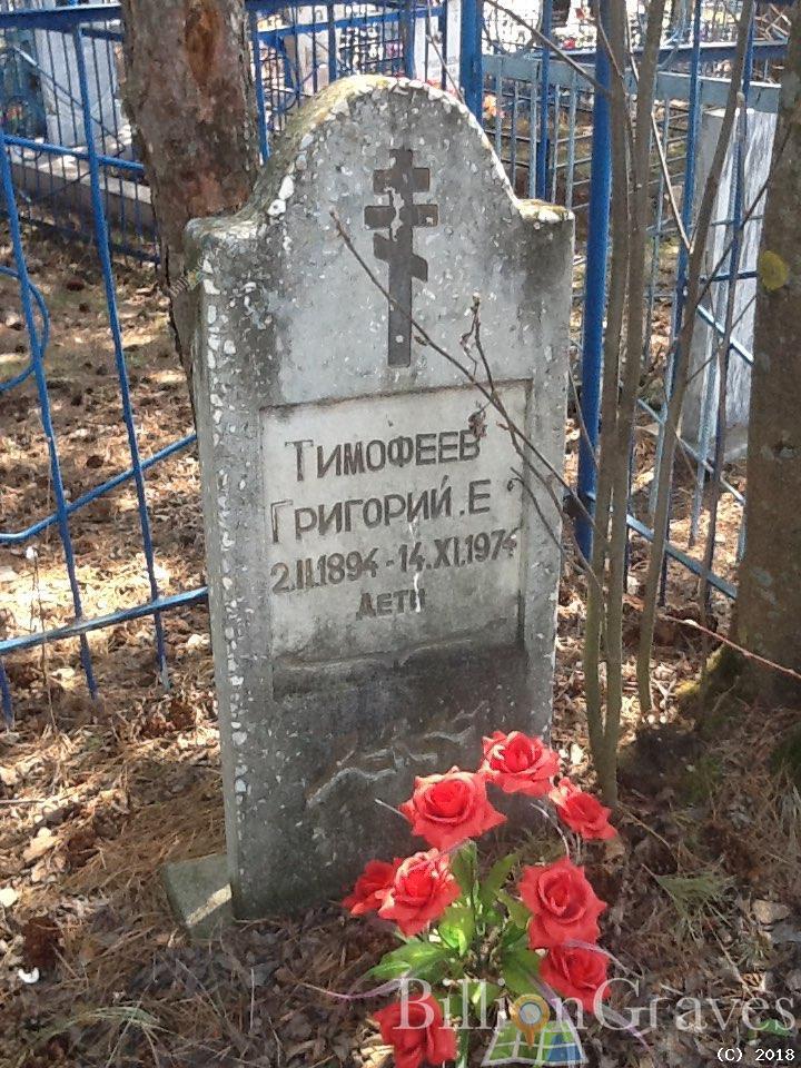 Тимофеев Григорий Е.
