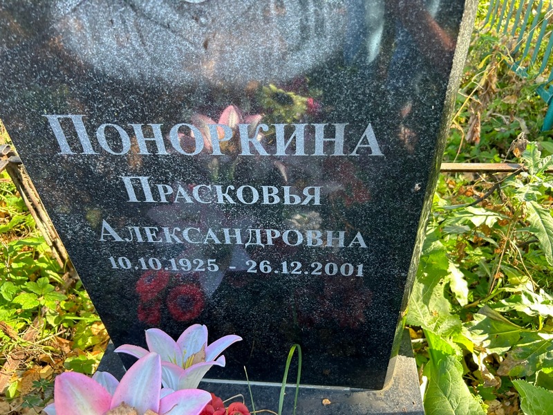 Поноркина Прасковья Александровна