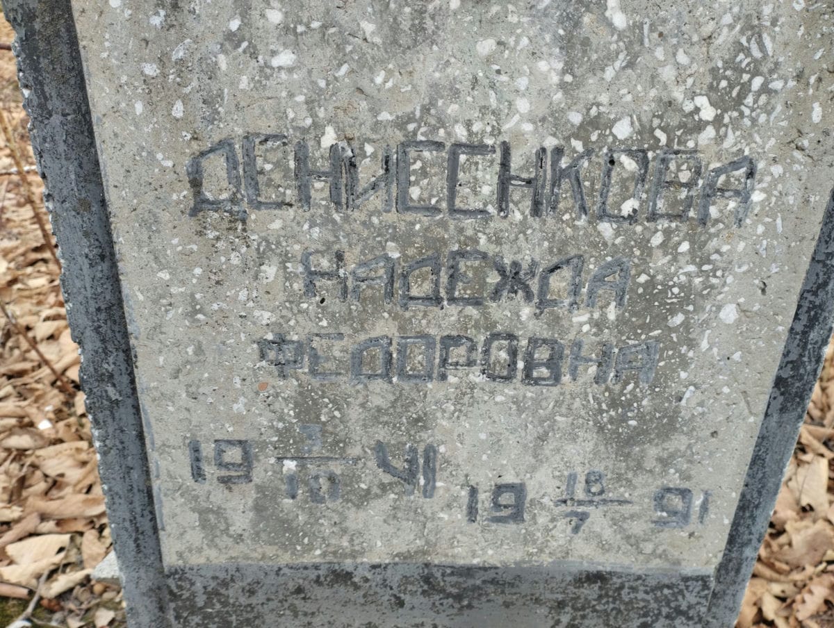Денисенкова Надежда Федоровна