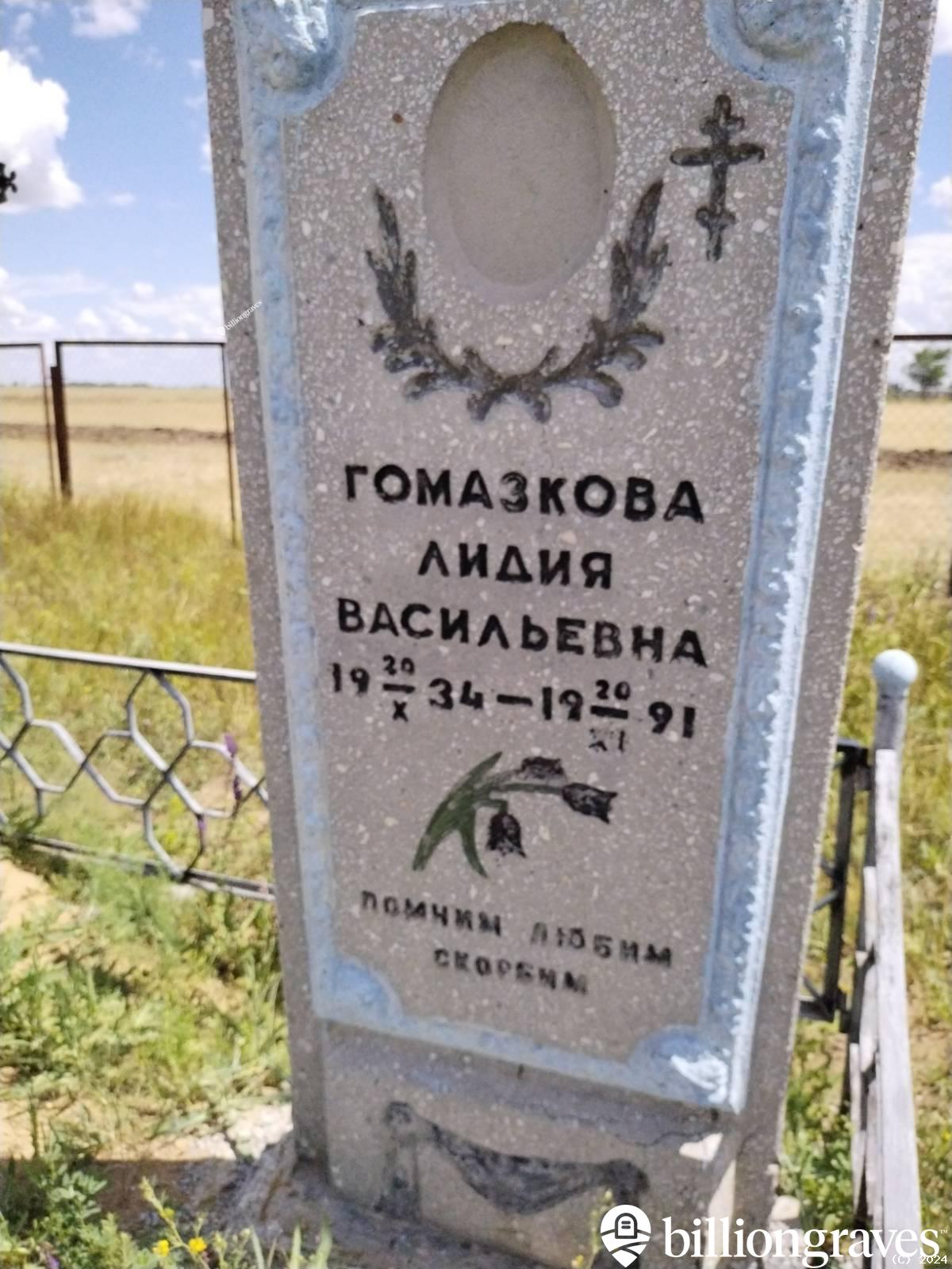 Гомазкова Лидия Васильевна