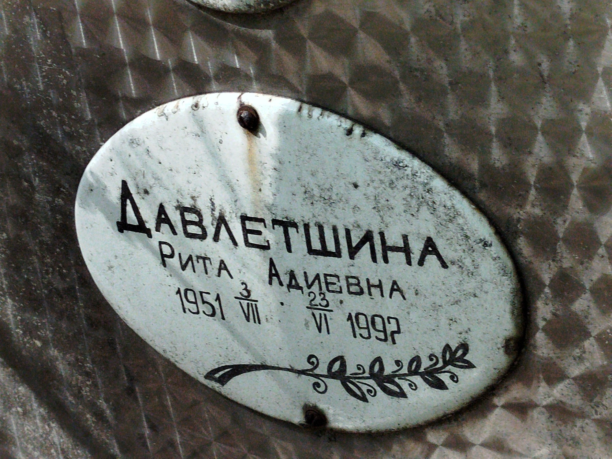 Давлетшина Рита Адиевна
