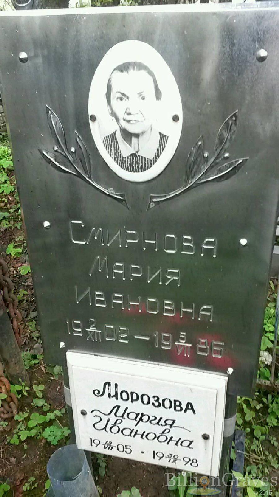 смирнова мария ивановна