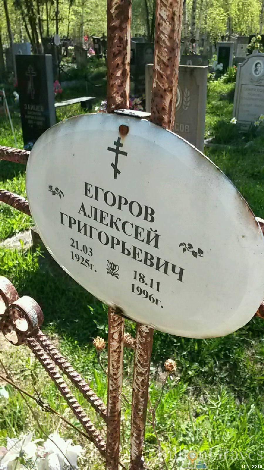 Егоров Алексей Григорьевич
