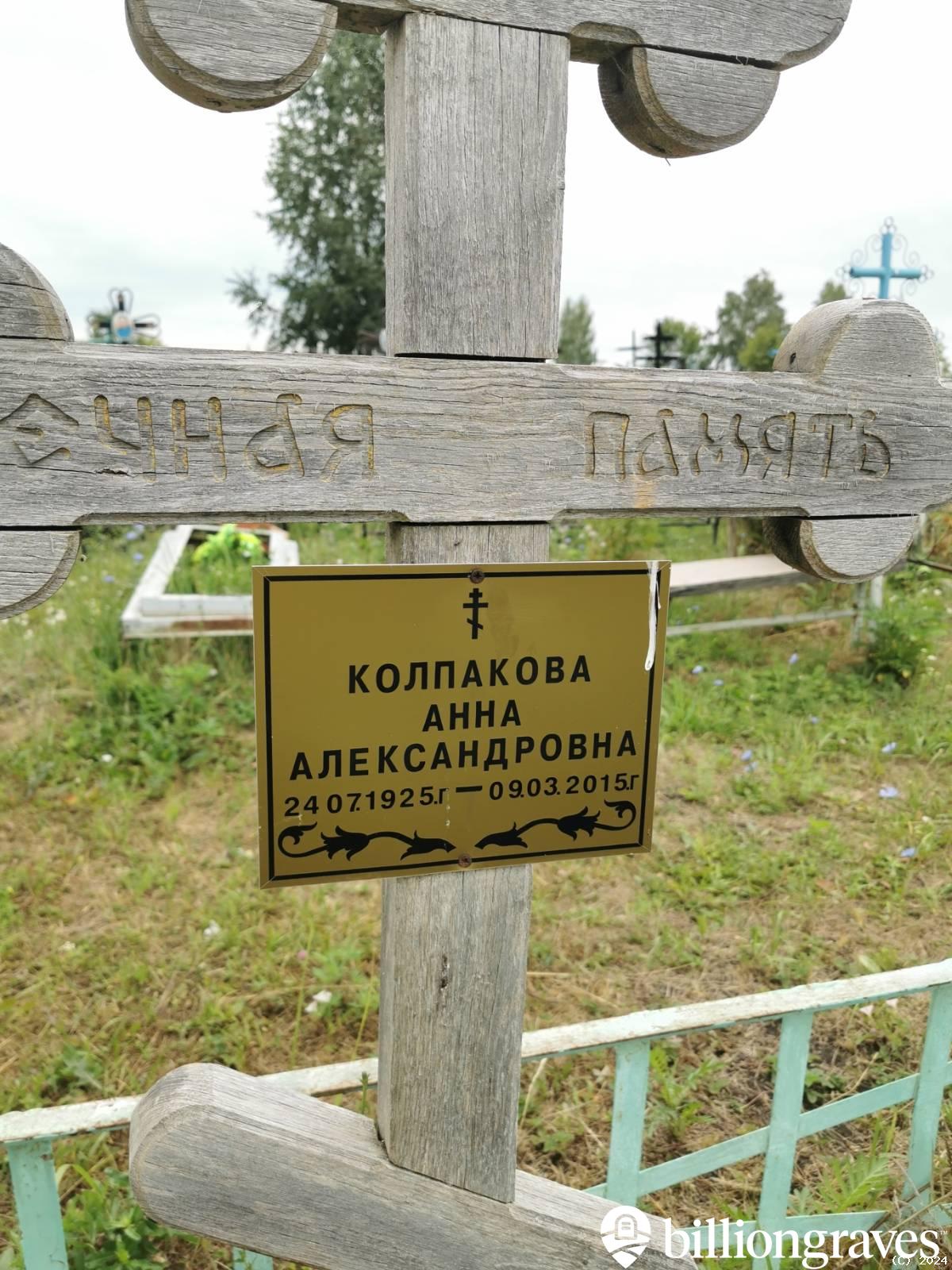 Колпакова Анна Александровна