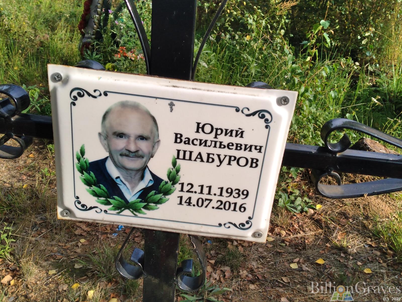 Шабуров Юрий Васильевич