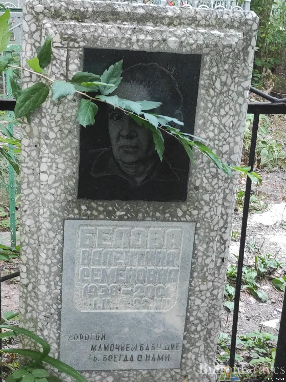 Белова Валентина Семёновна