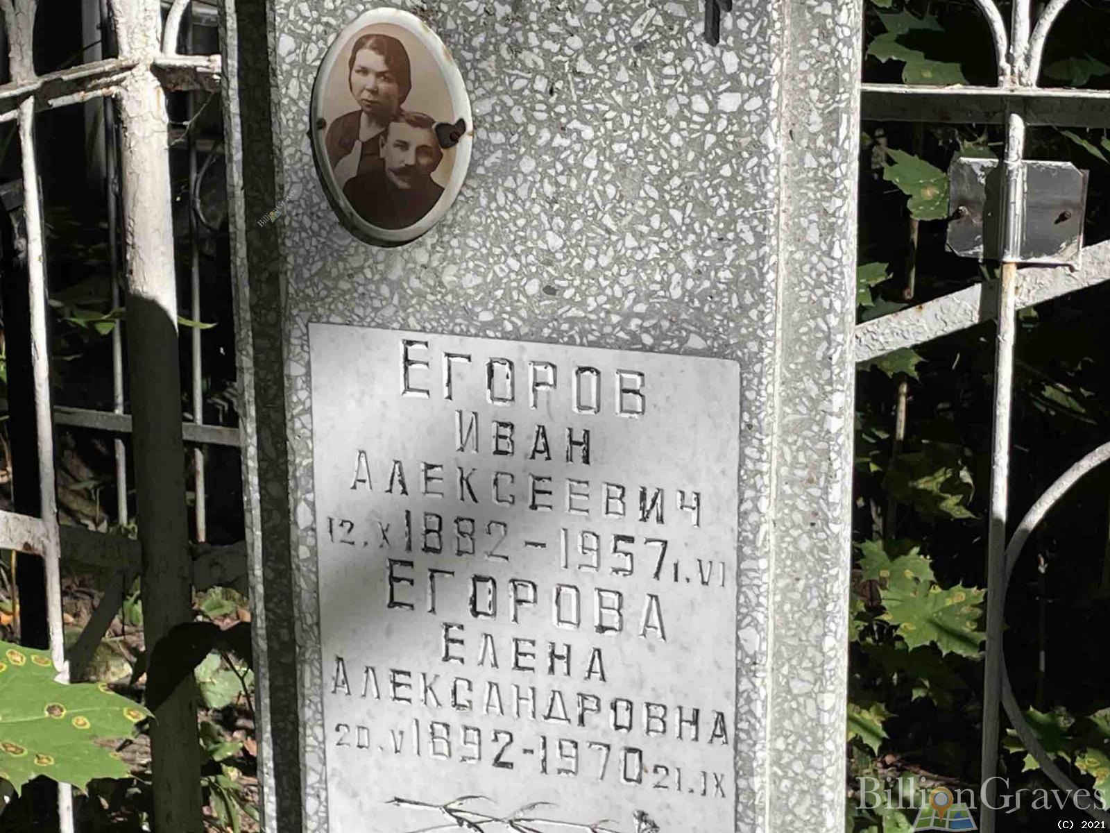 Егоров Иван Алексеевич