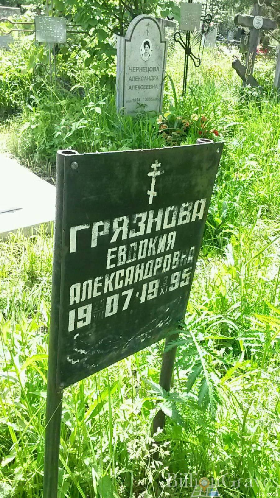 грязнова евдокия александровна