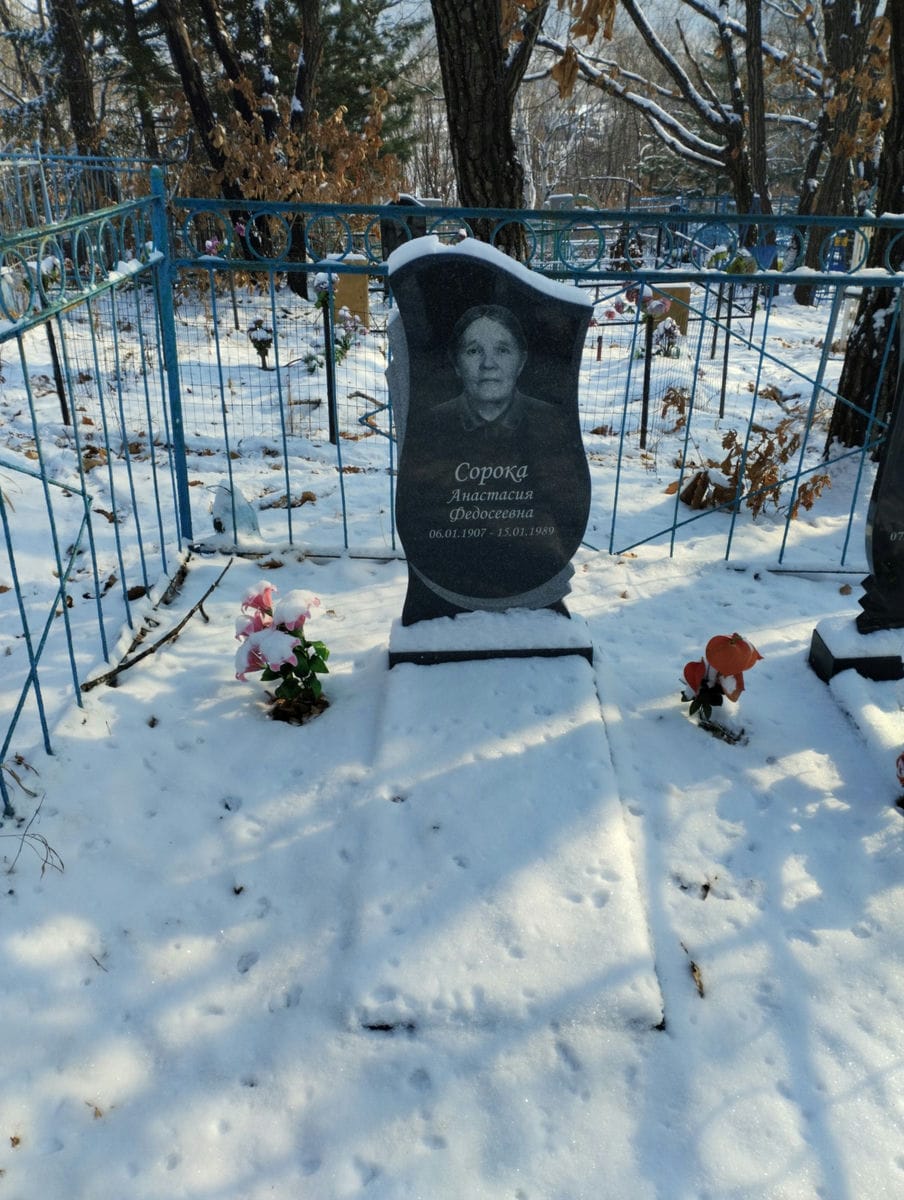 Сорока Анастасия Федосеевна