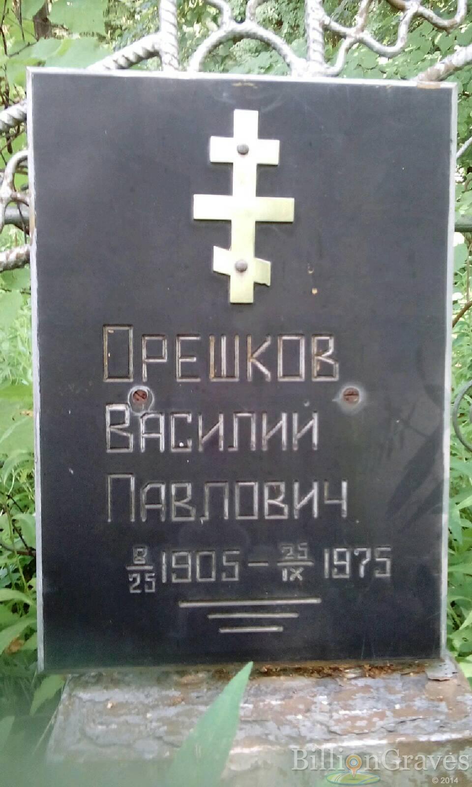 Орешков Василий Павлович