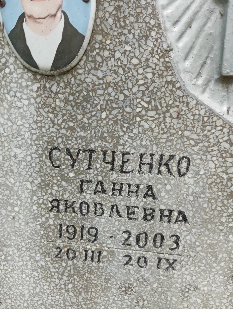 Сутченко Ганна Яковлевна
