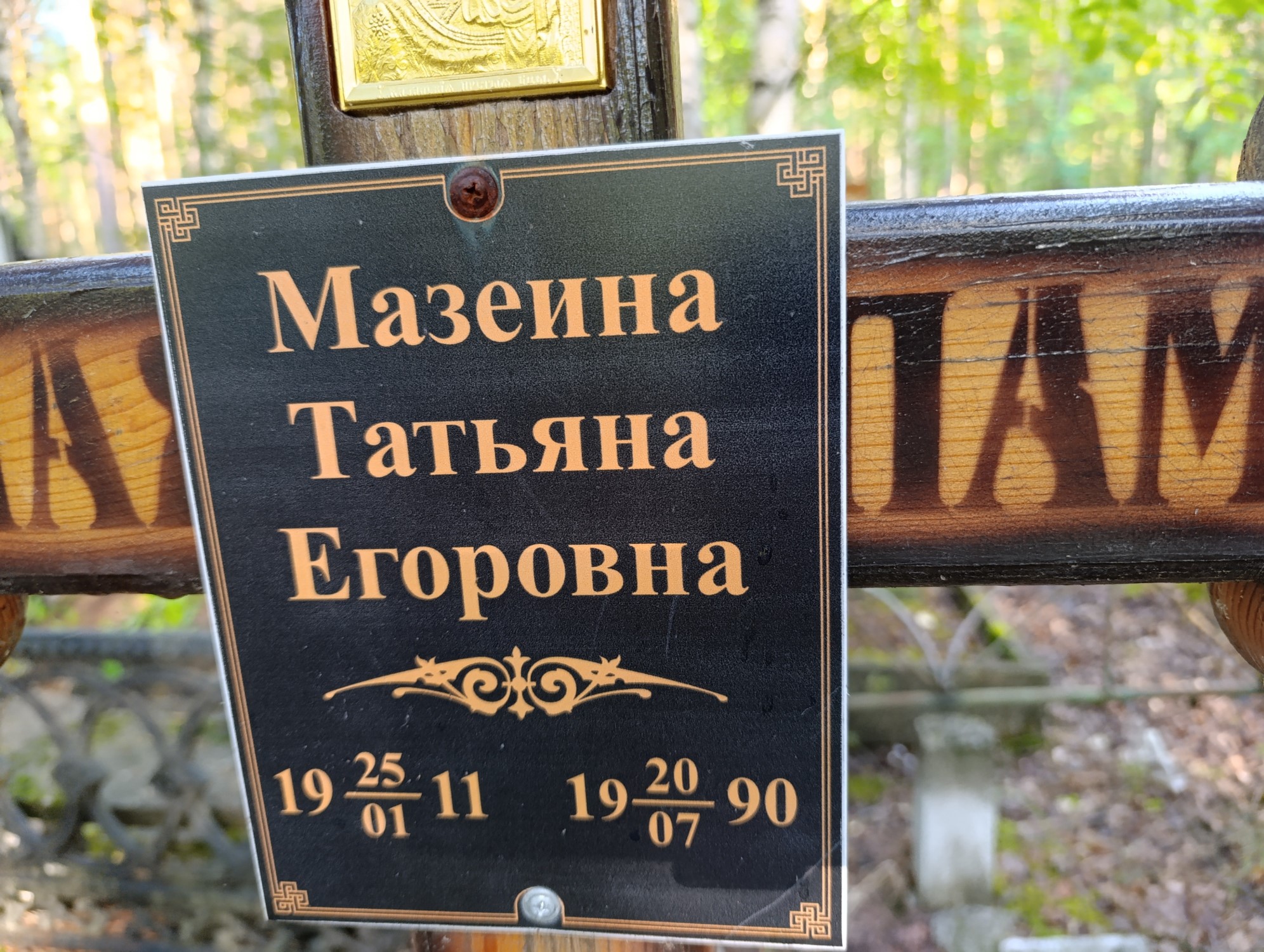 Мазеина Татьяна Егоровна