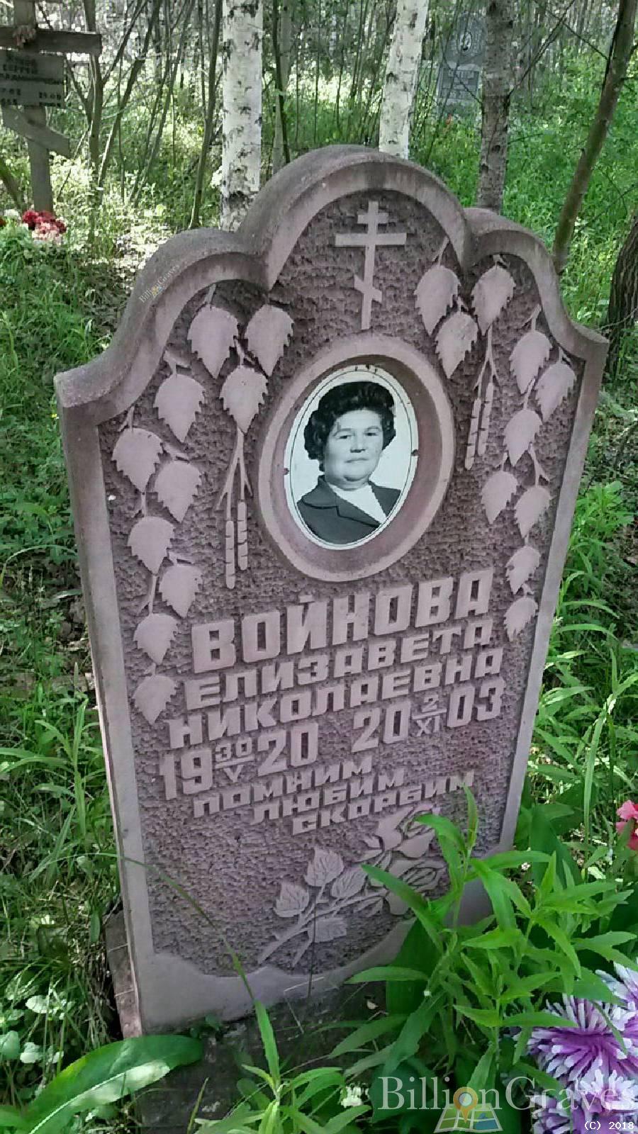 Войнова Елизавета Николаевна