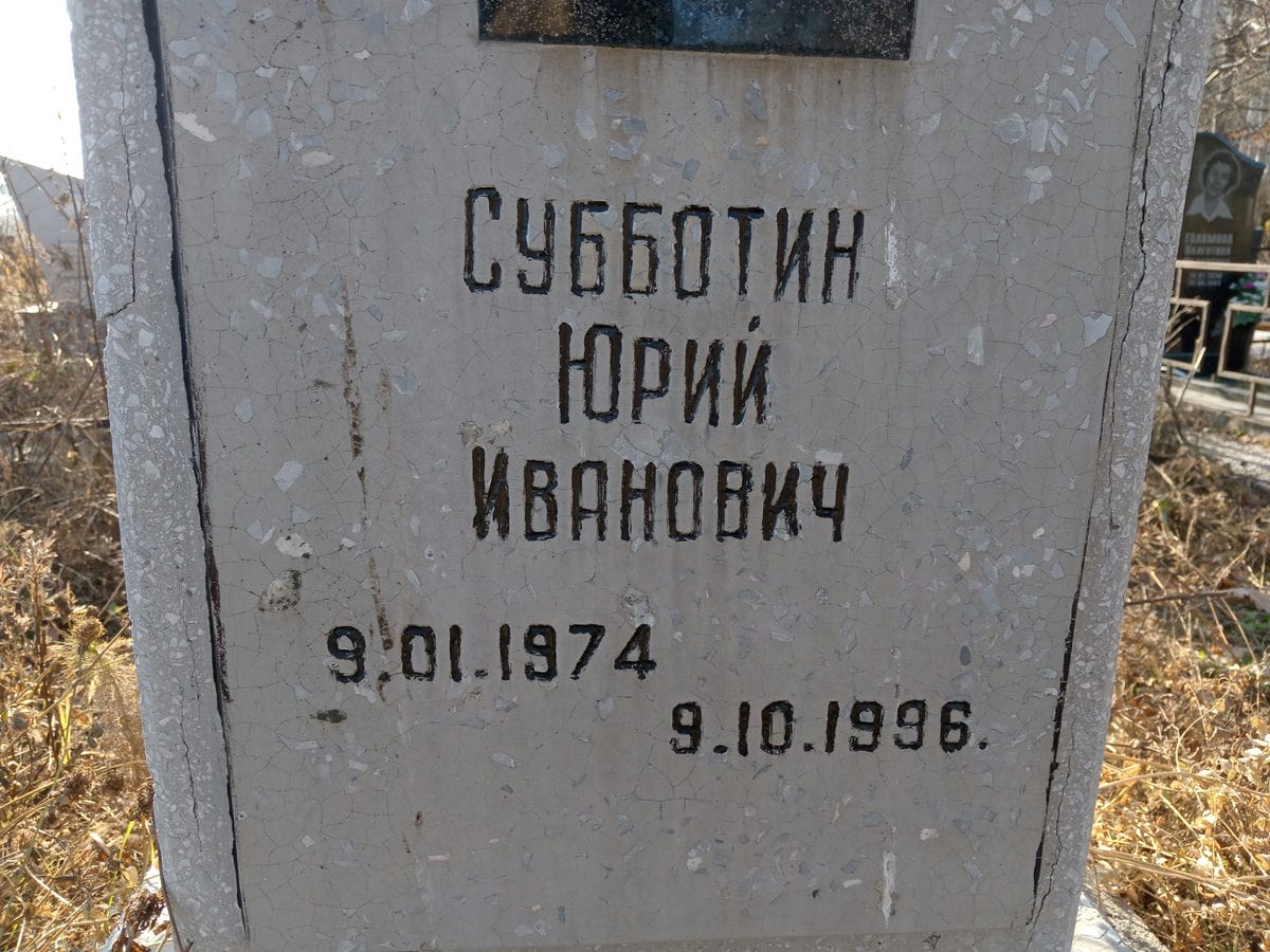 Субботин Юрий Иванович