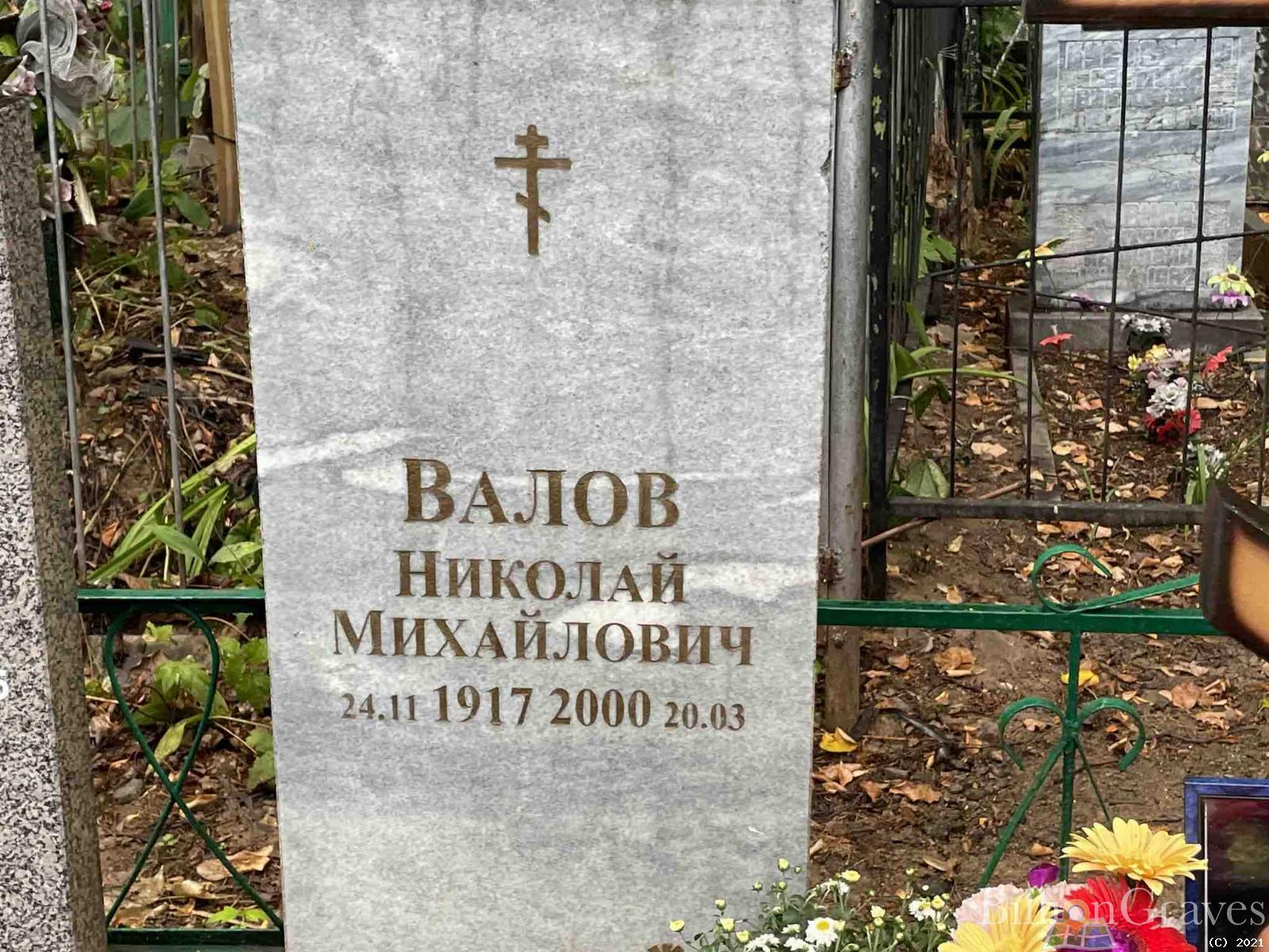 Валов Николай Михайлович