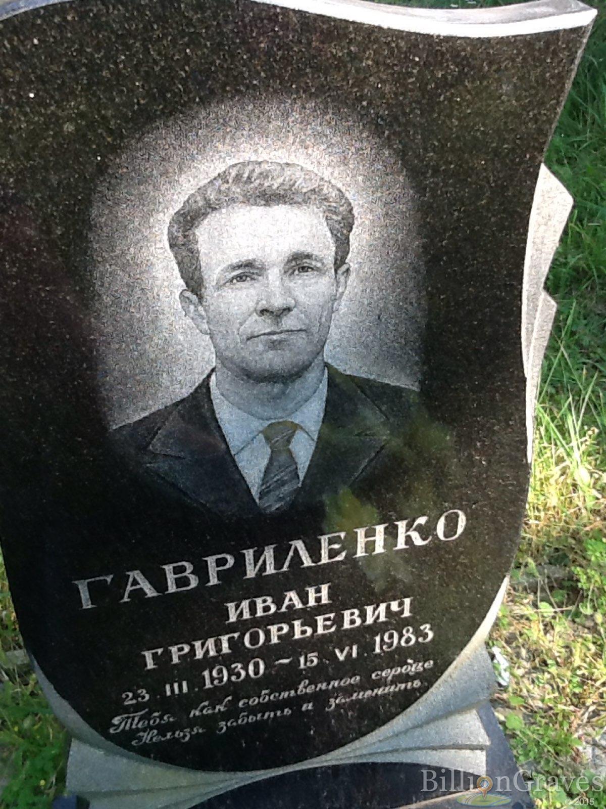 Гавриленко Иван Григорьевич