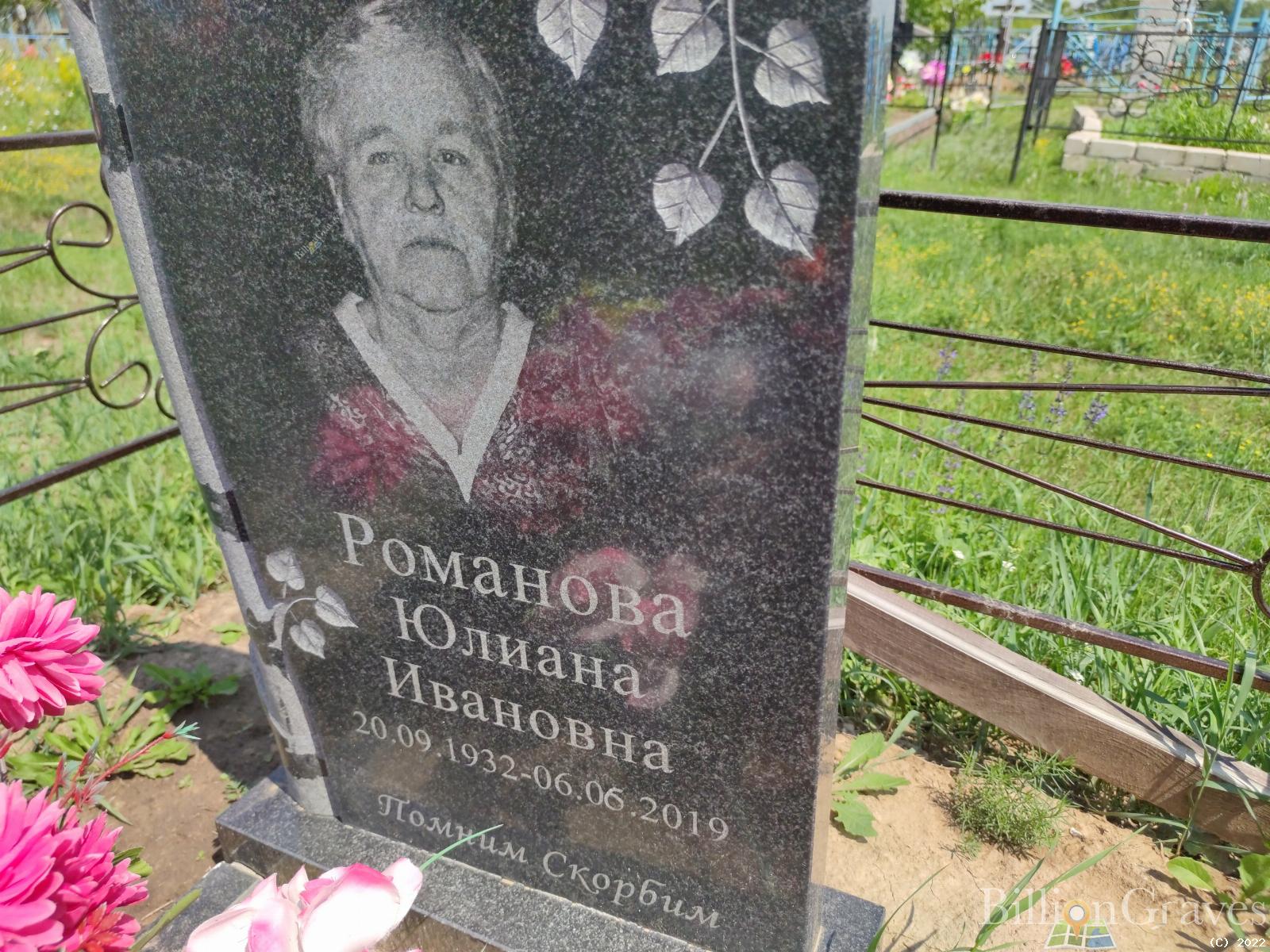Романова Юлиана Ивановна