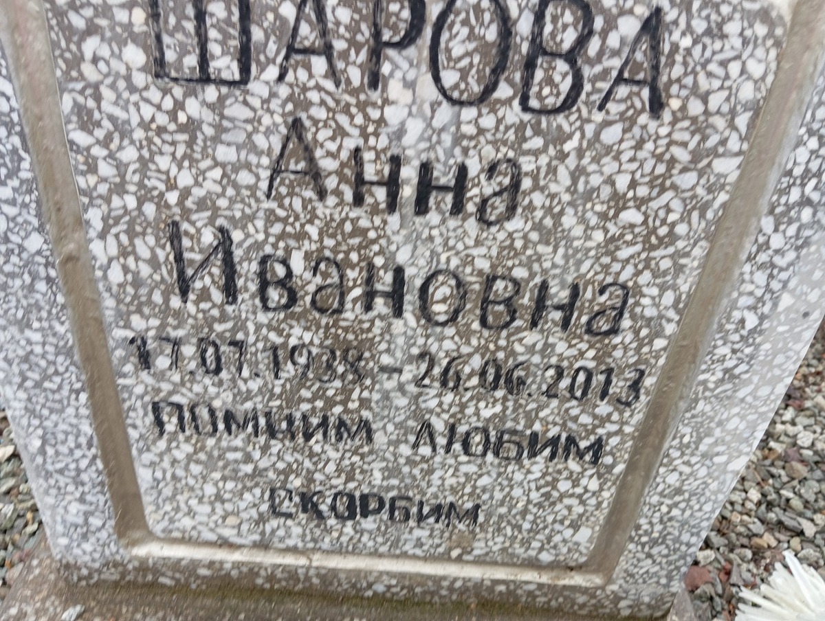 Шарова Анна Ивановна
