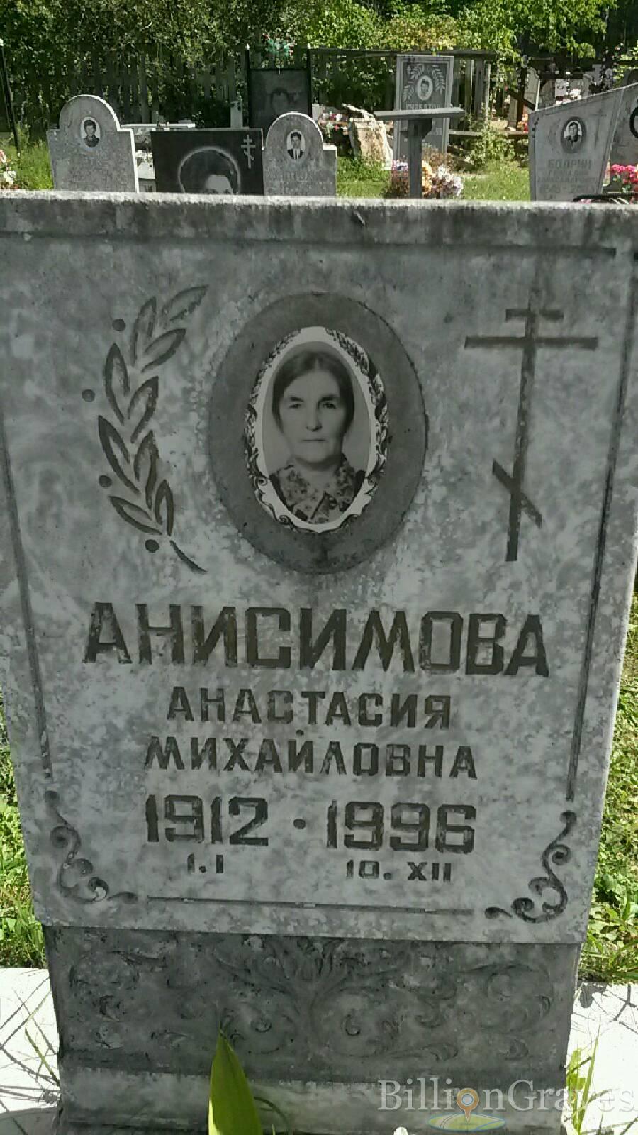 Анисимова Анастасия Михайловна