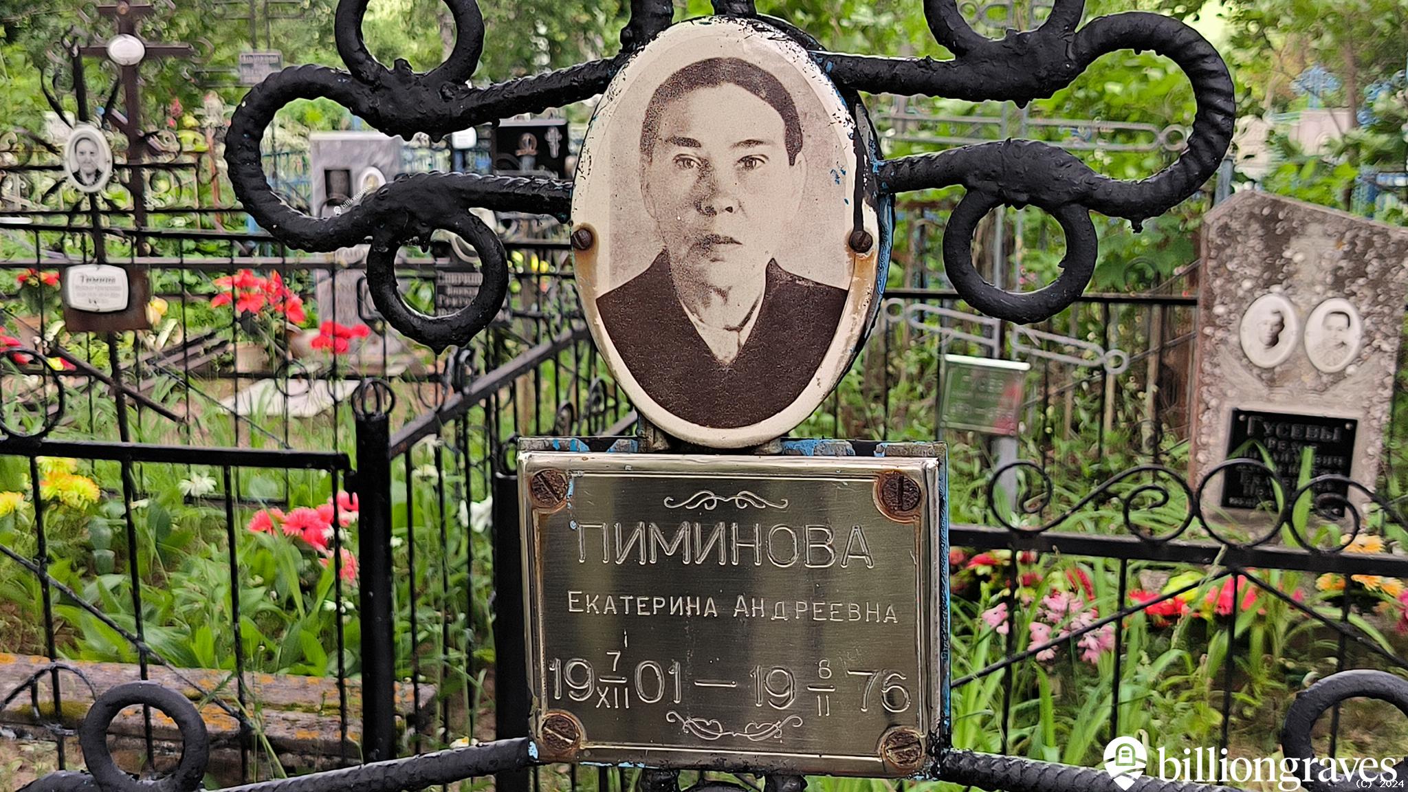 Пиминова Екатерина Андреевна