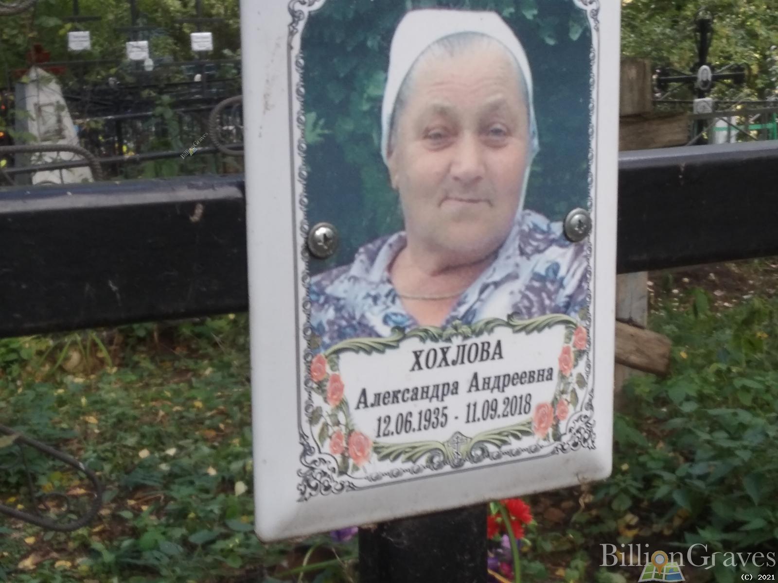 Хохлова Александра Андреевна