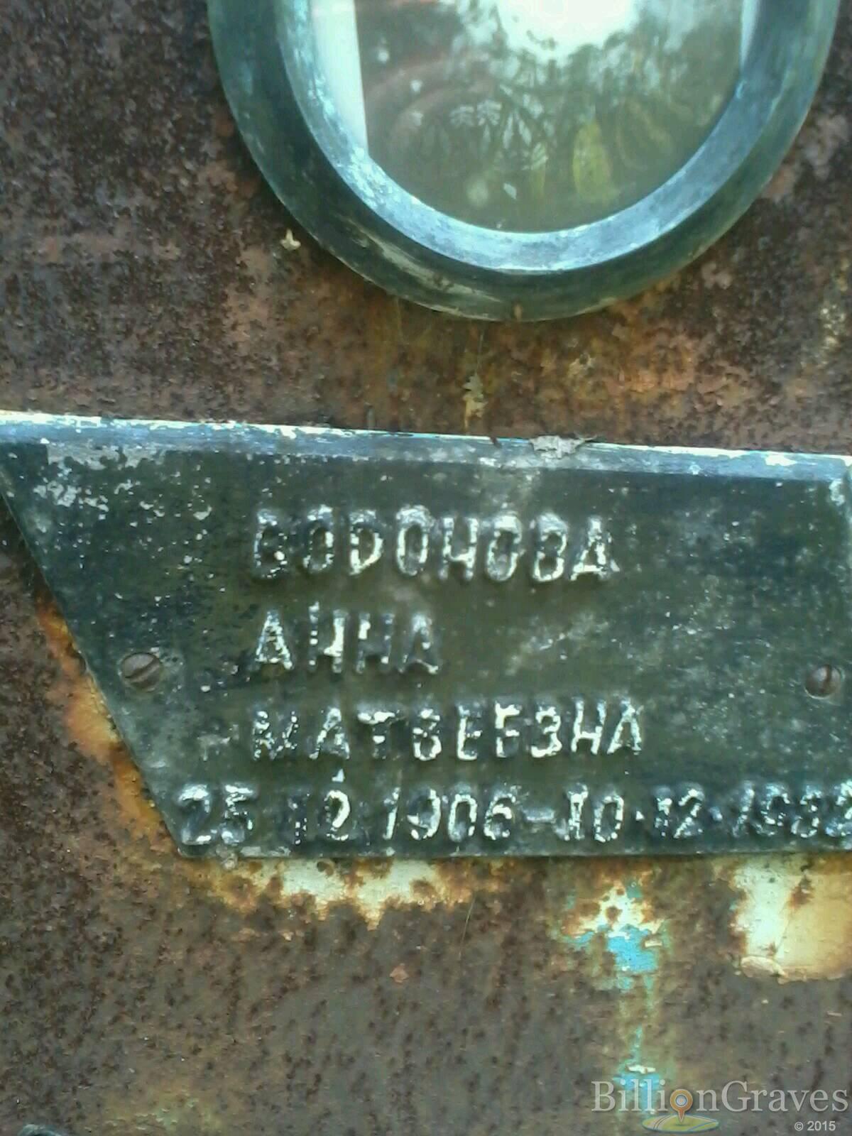 ВОРОНОВА АННА МАТВЕЕВНА