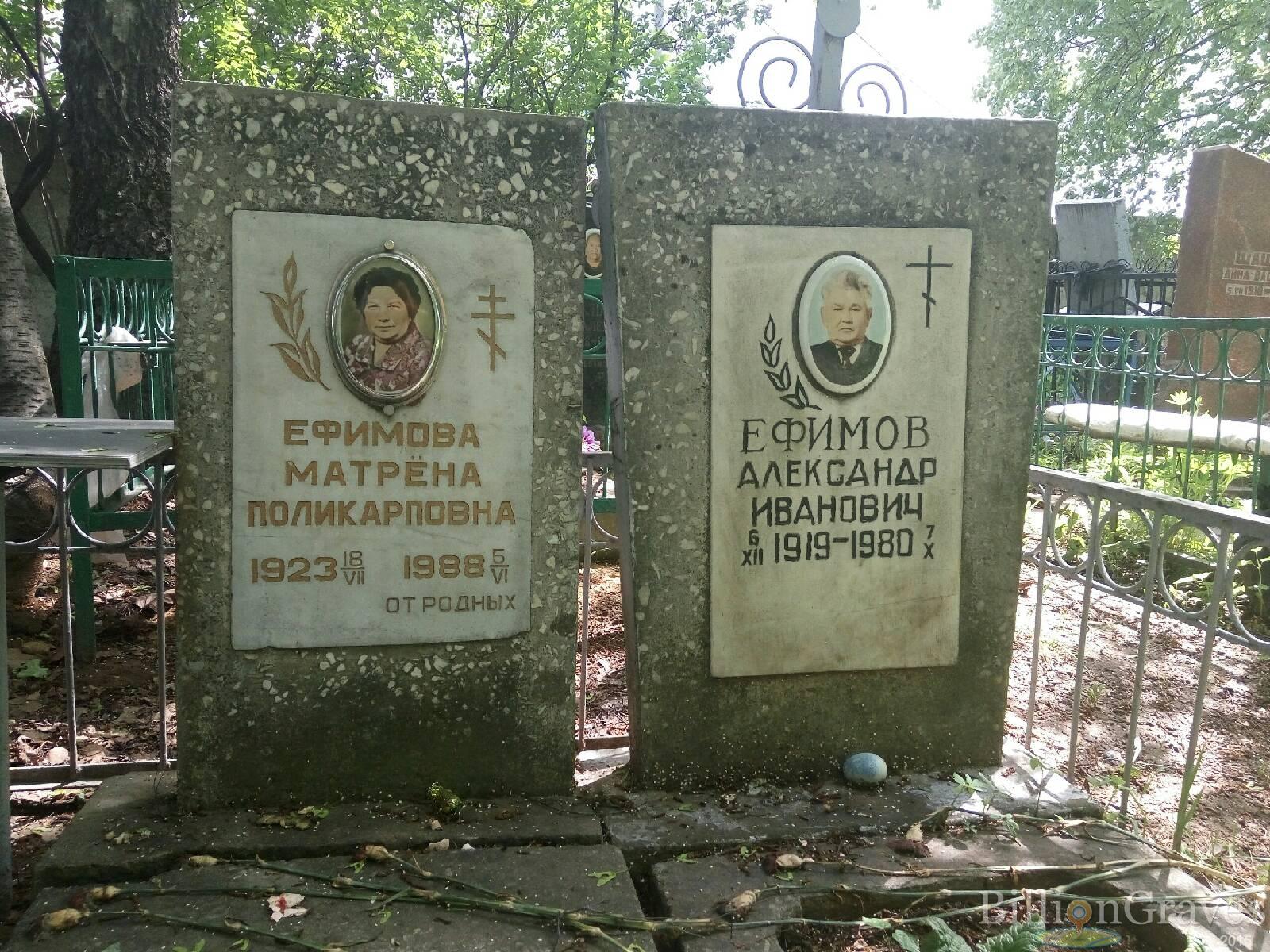 Ефимова Матрена Поликарповна