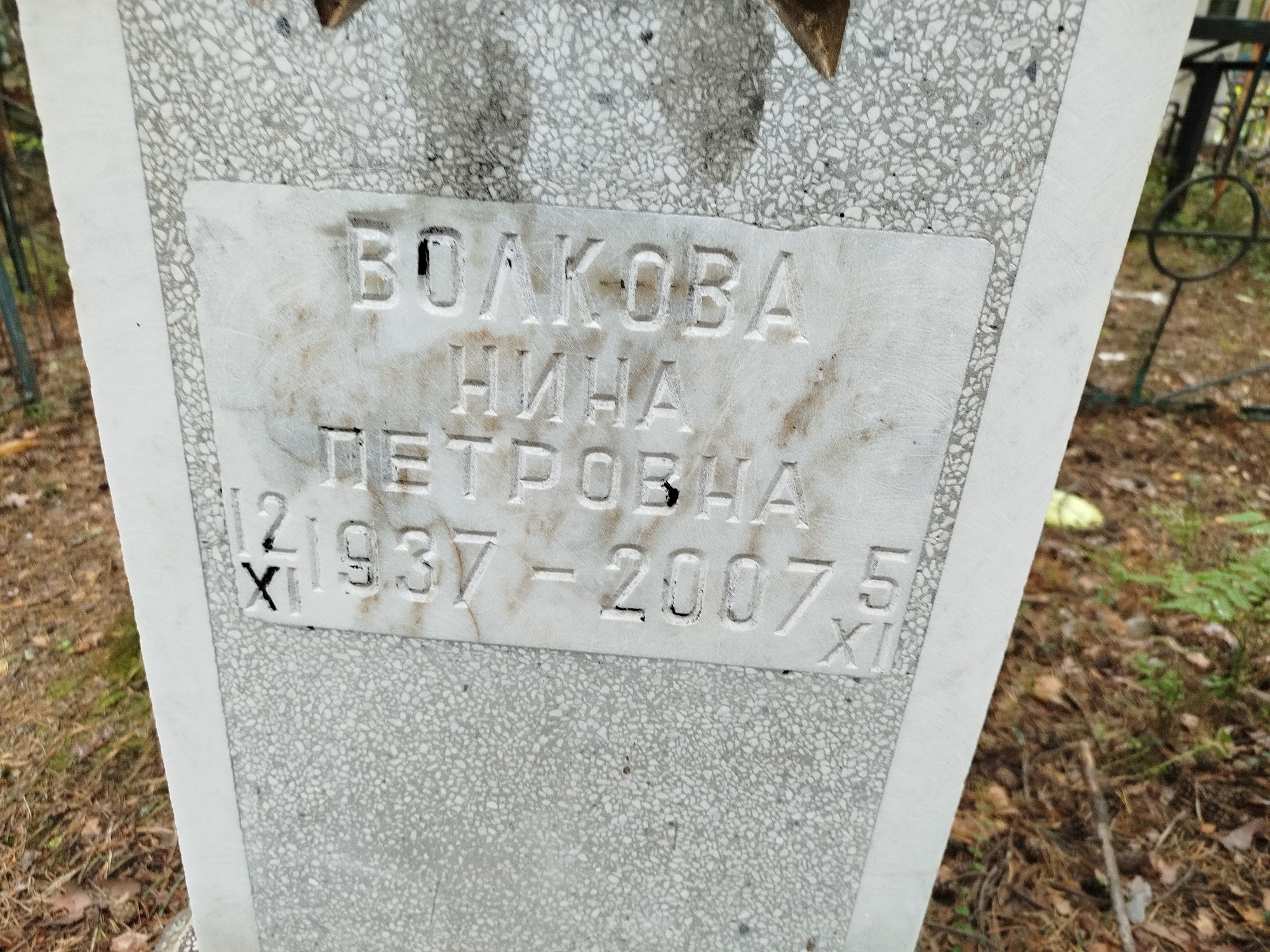 Волкова Нина Петровна