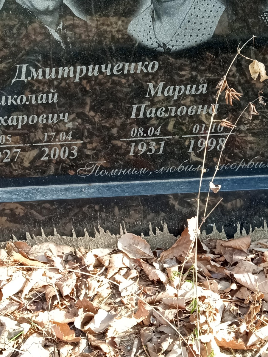 Дмитриченко Мария Павловна