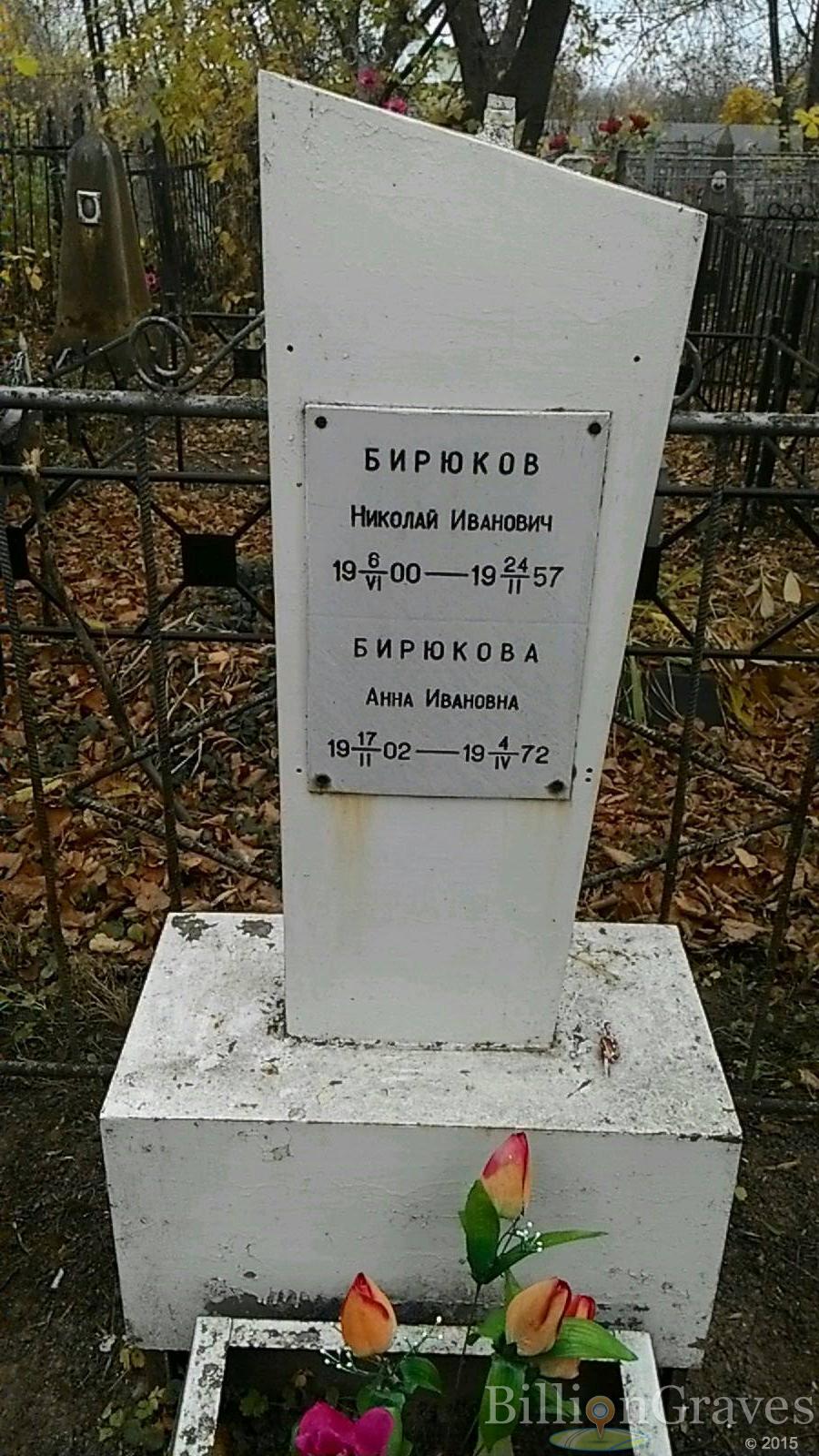 Бирюкова Анна Ивановна
