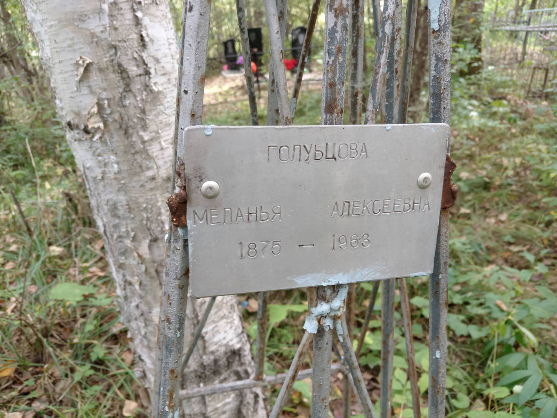 Голубцова Меланья Алексеевна