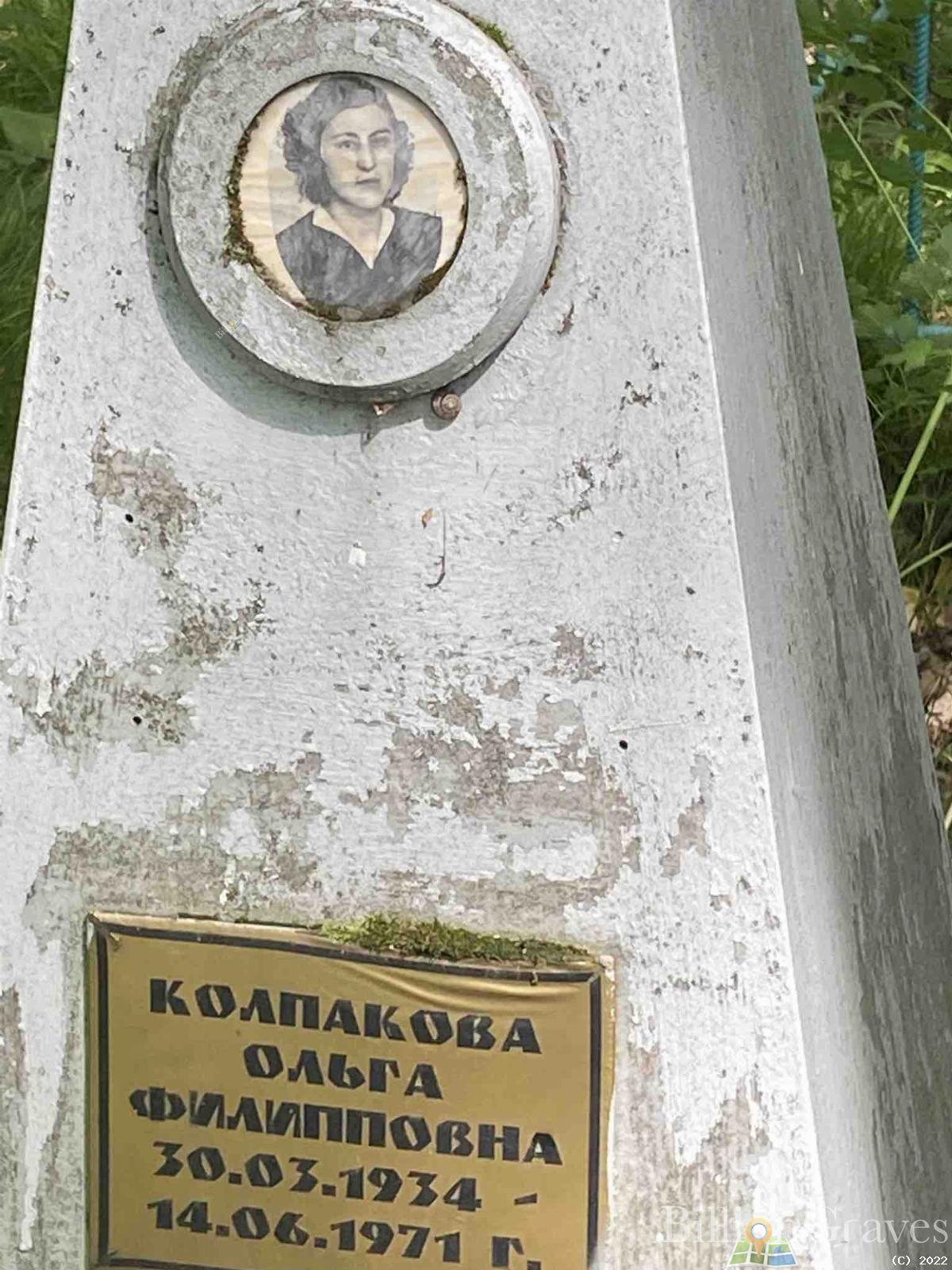 Колпакова Ольга Филипповна