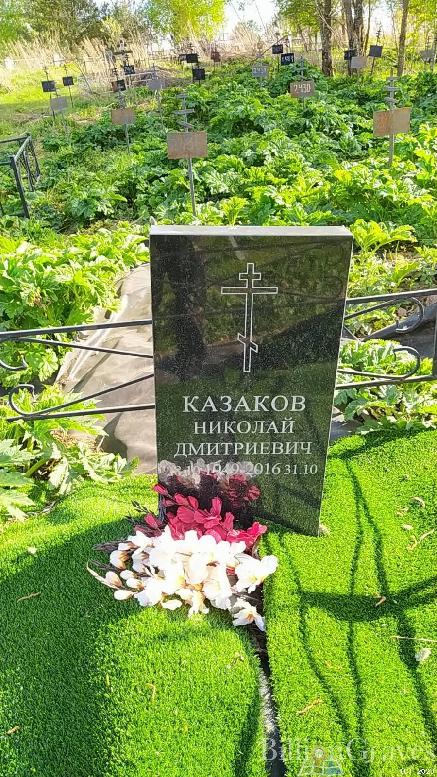 Казаков Николай Дмитриевич