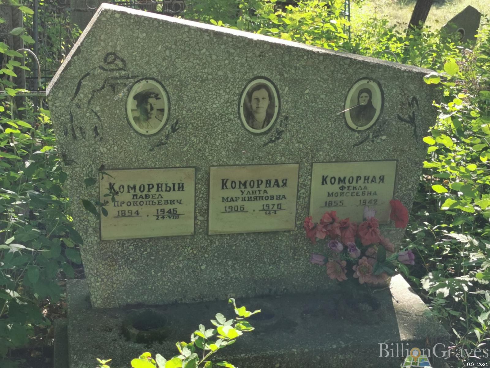 Коморная Улита Маркияновна