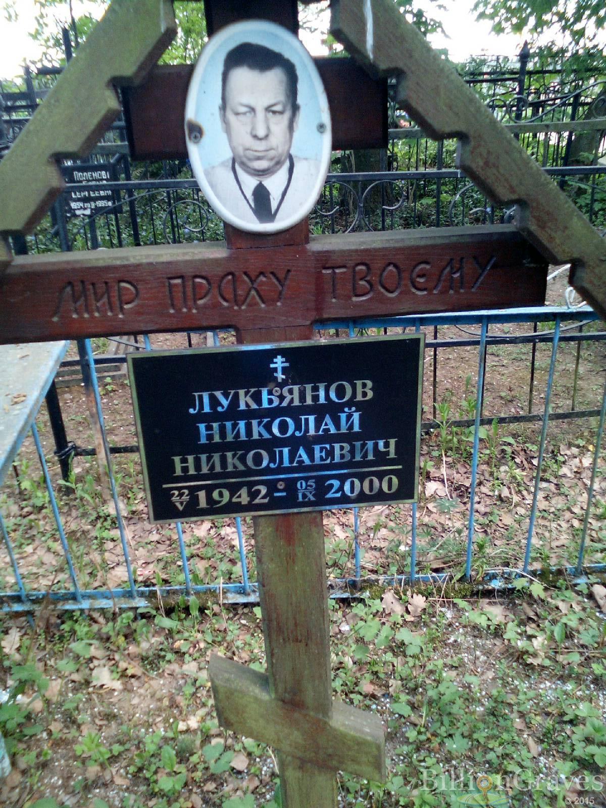 ЛУКЬЯНОВ николай николаевич