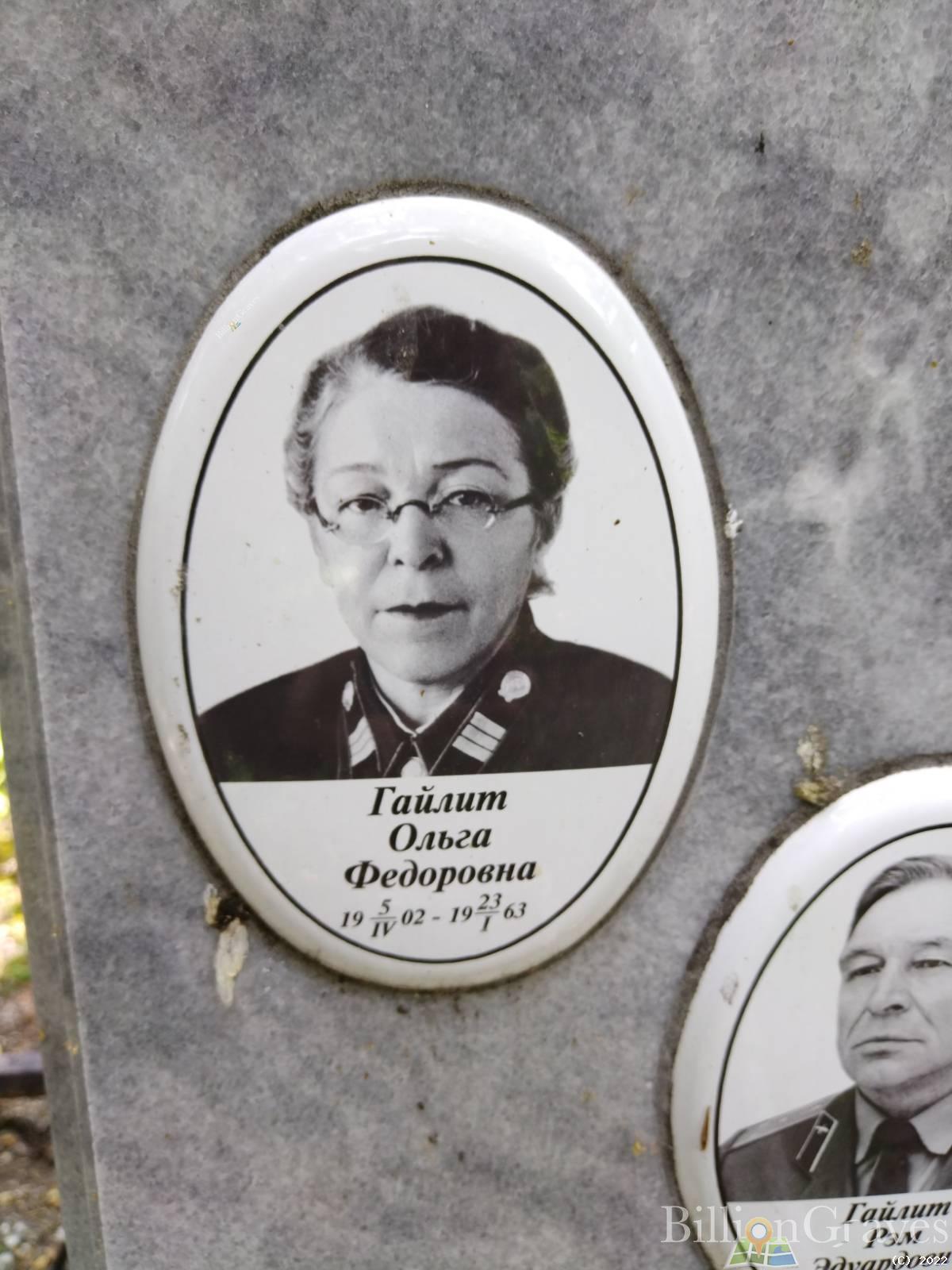 Гайлит Ольга Федоровна