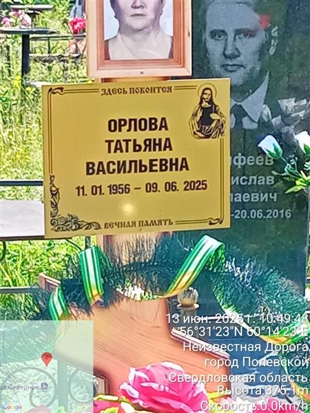 Орлова Татьяна Васильевна
