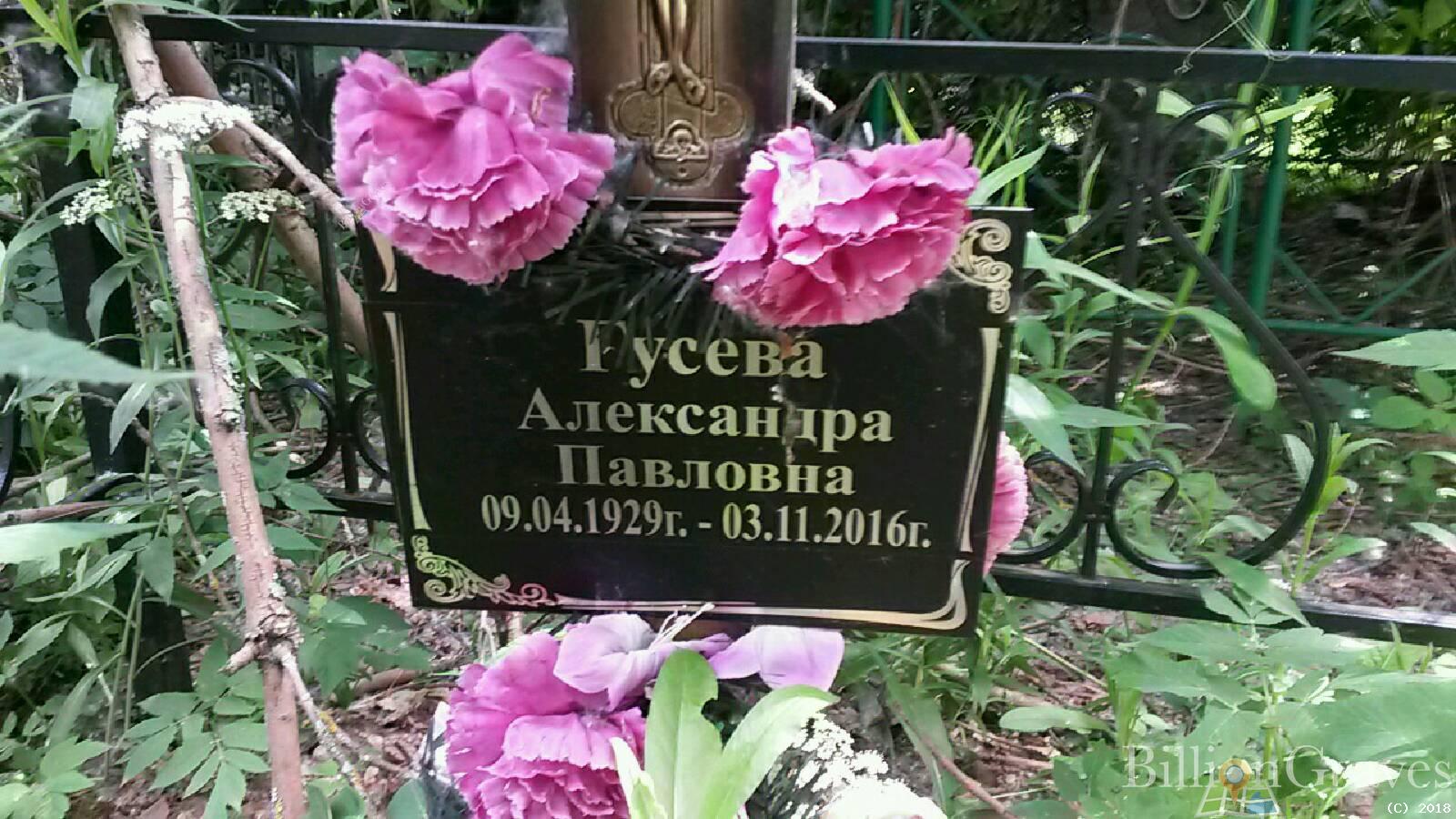 Гусева Александра Павловна