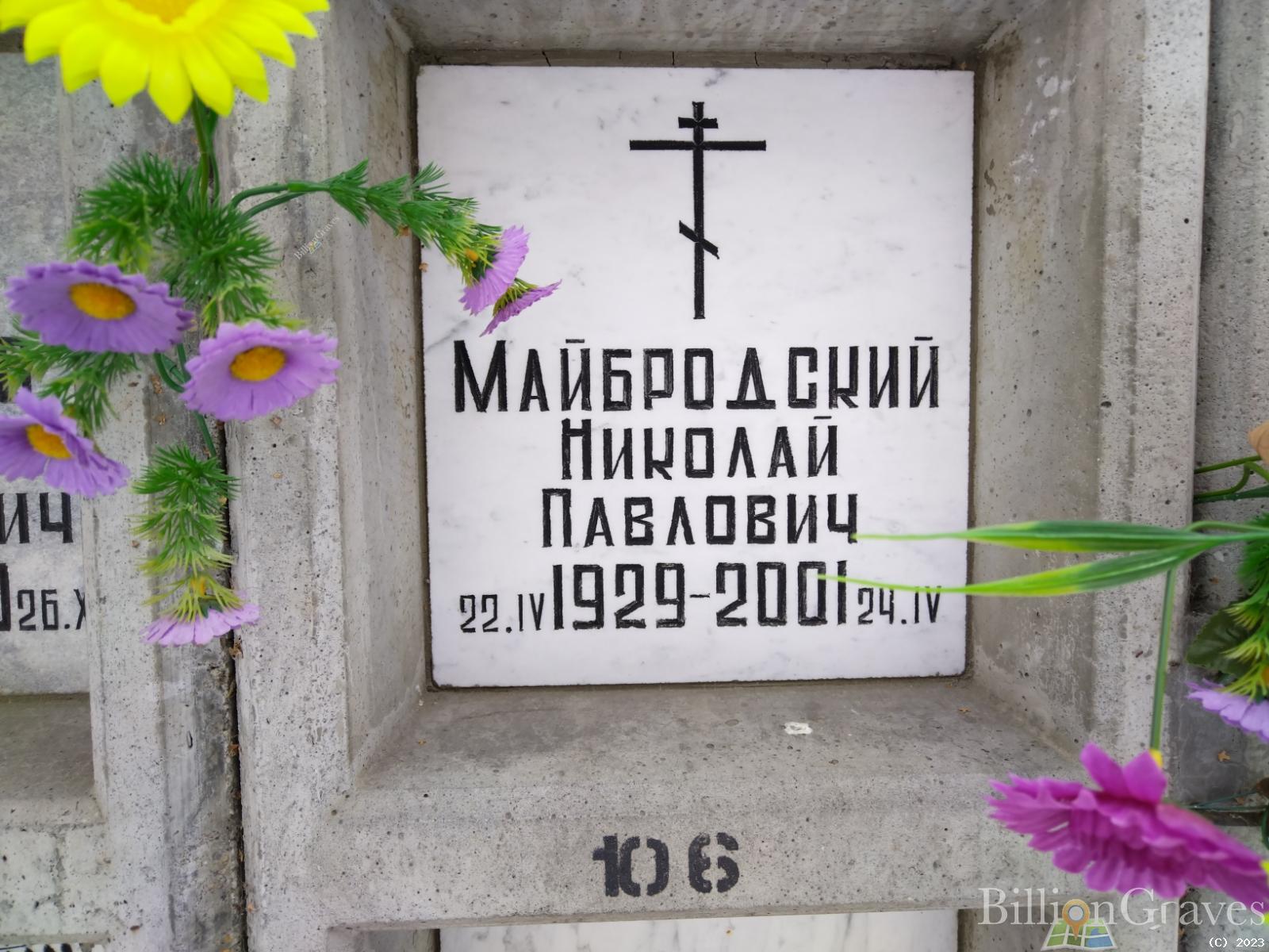 Майбородский Николай Павлович
