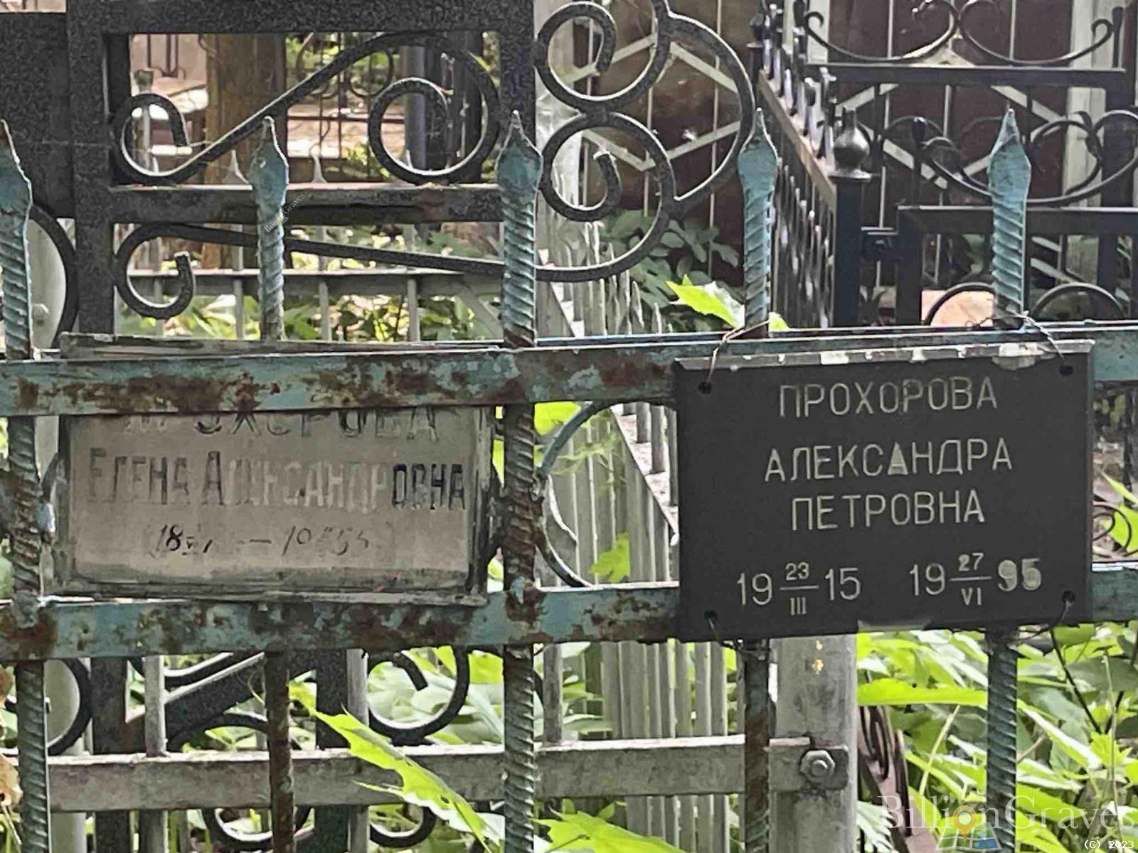 Прохорова Александра Петровна