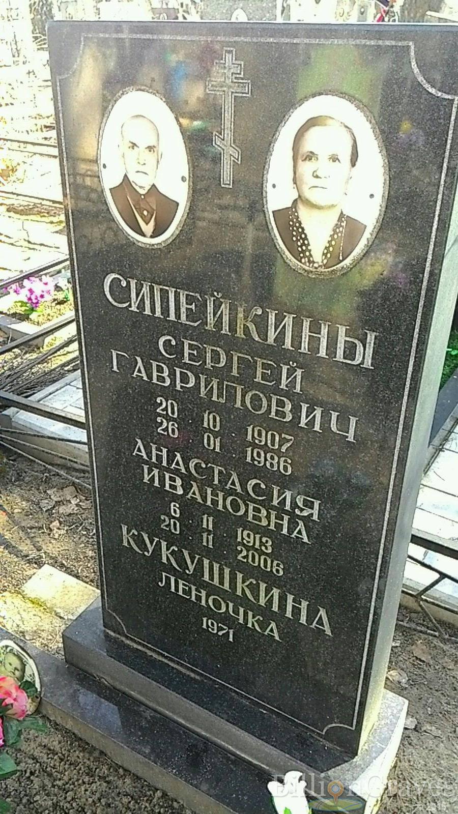 Сипейкин Анастасия Ивановна