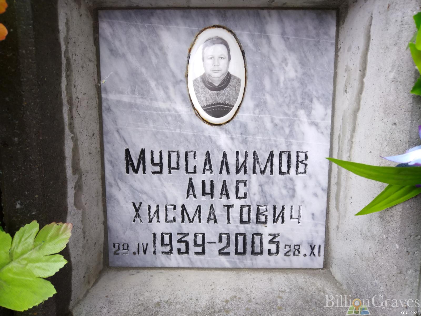 Мурсалимов Ачас Хисматович