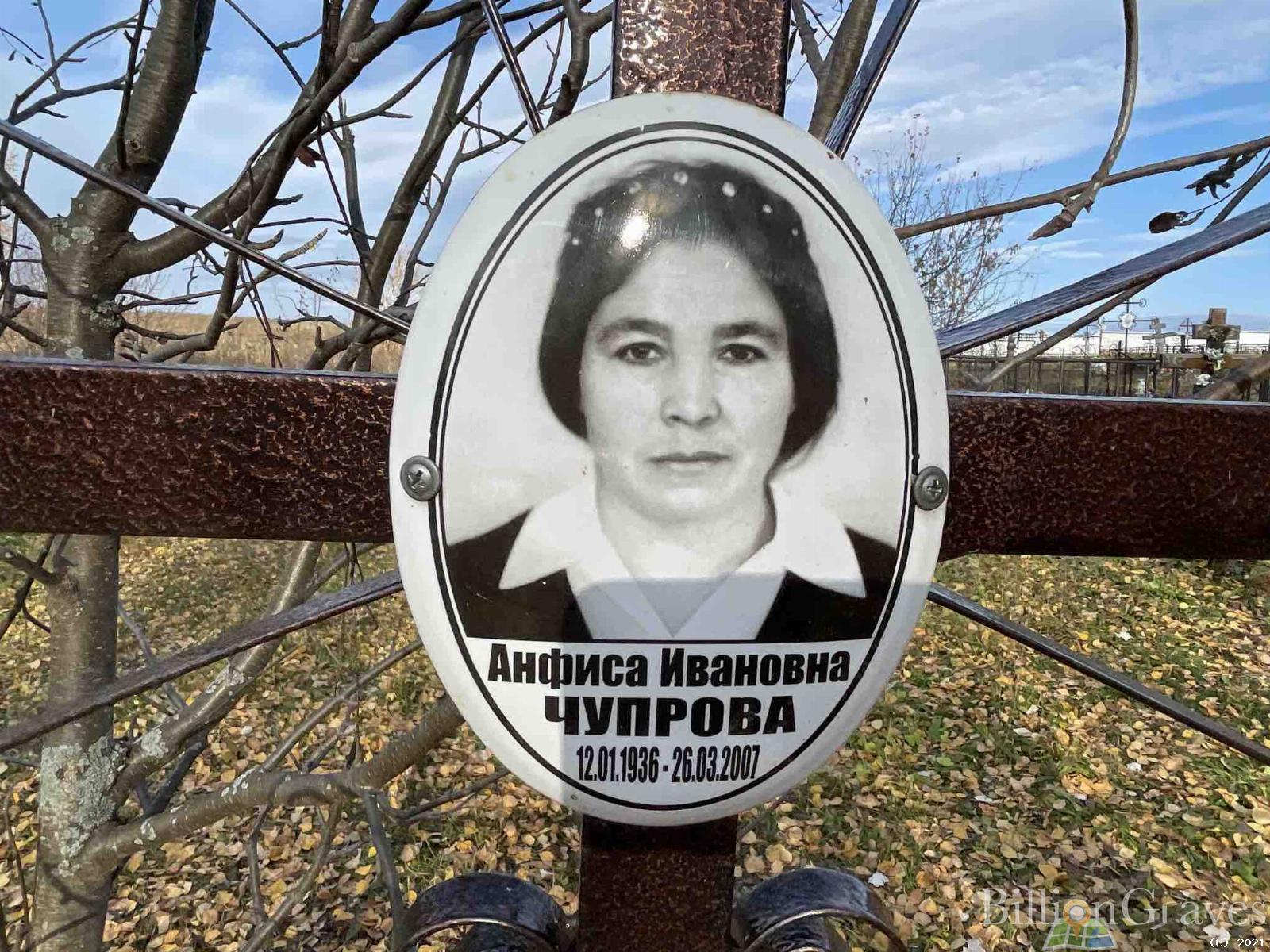 Чупрова Анфиса Ивановна