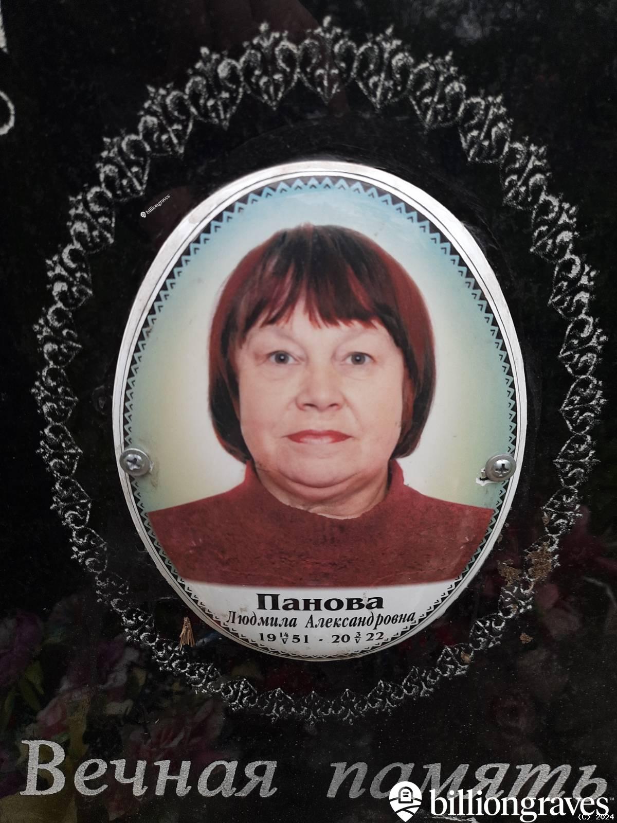 Панова Людмила Александровна