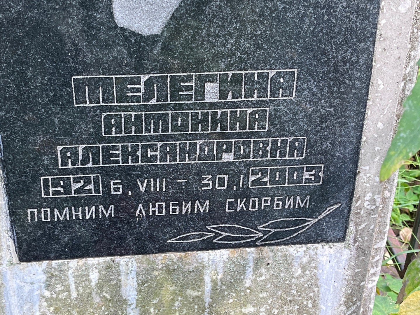 Телегина Антонина Александровна