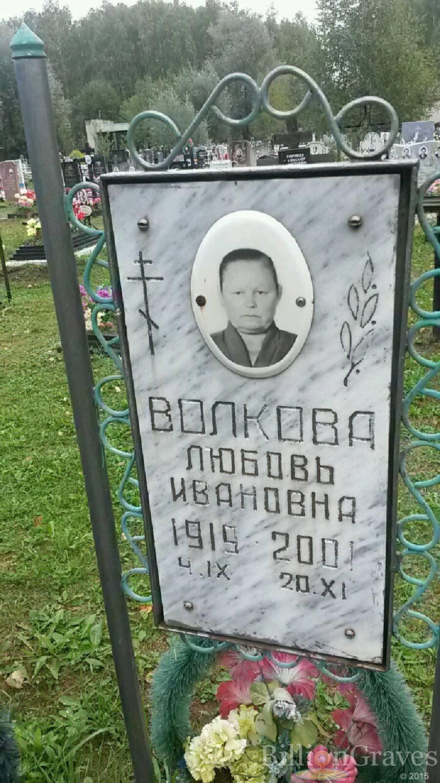 Волкова Любовь Ивановна
