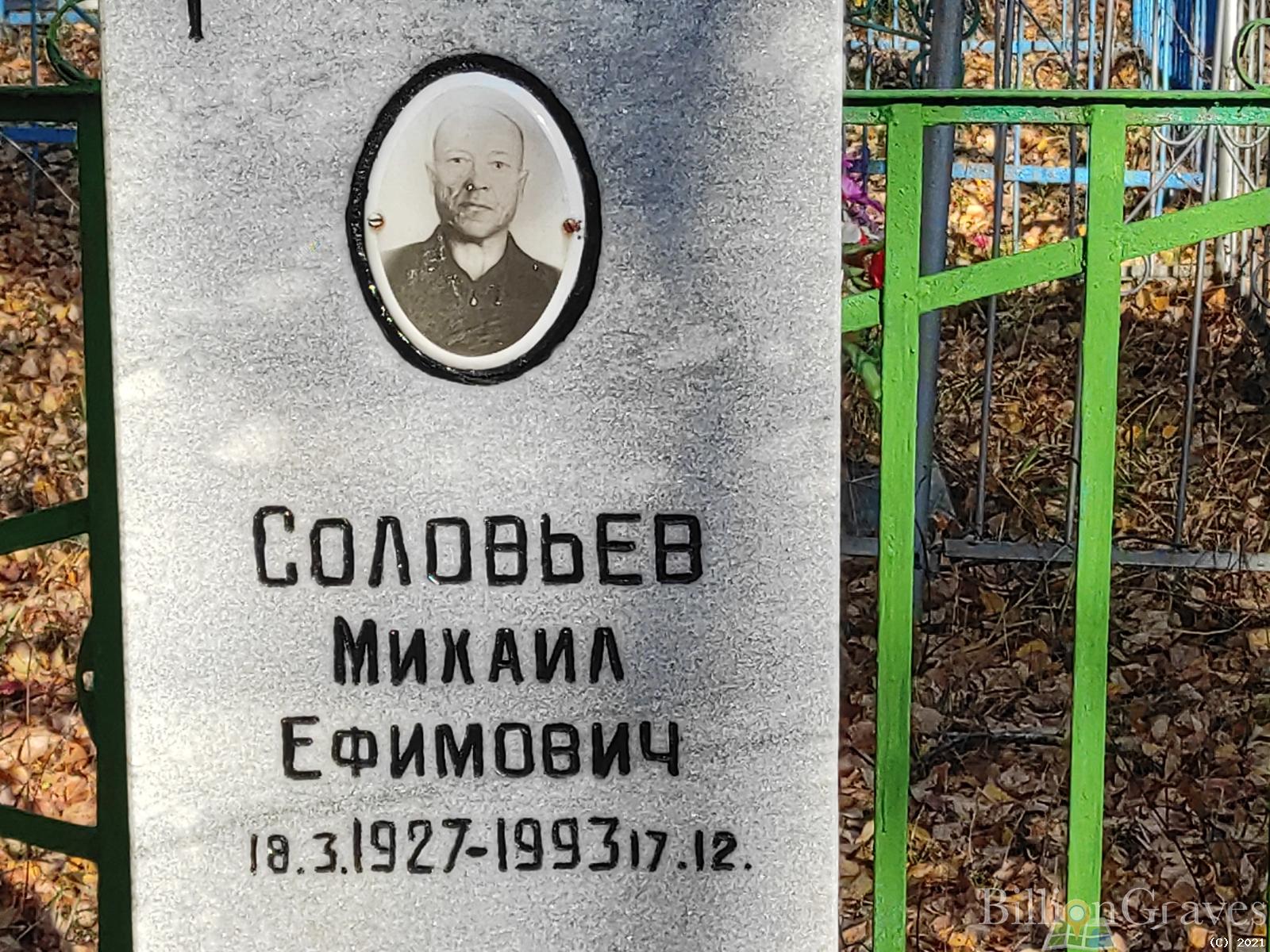 Соловьев Михаил Ефимович